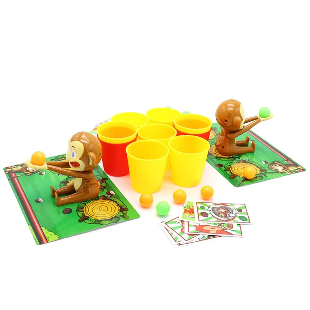 TureClos Funny Monkey Shooting Basket Toy Party Board Game Parent-child Interactive Puzzle Game Family Battle Board Game
