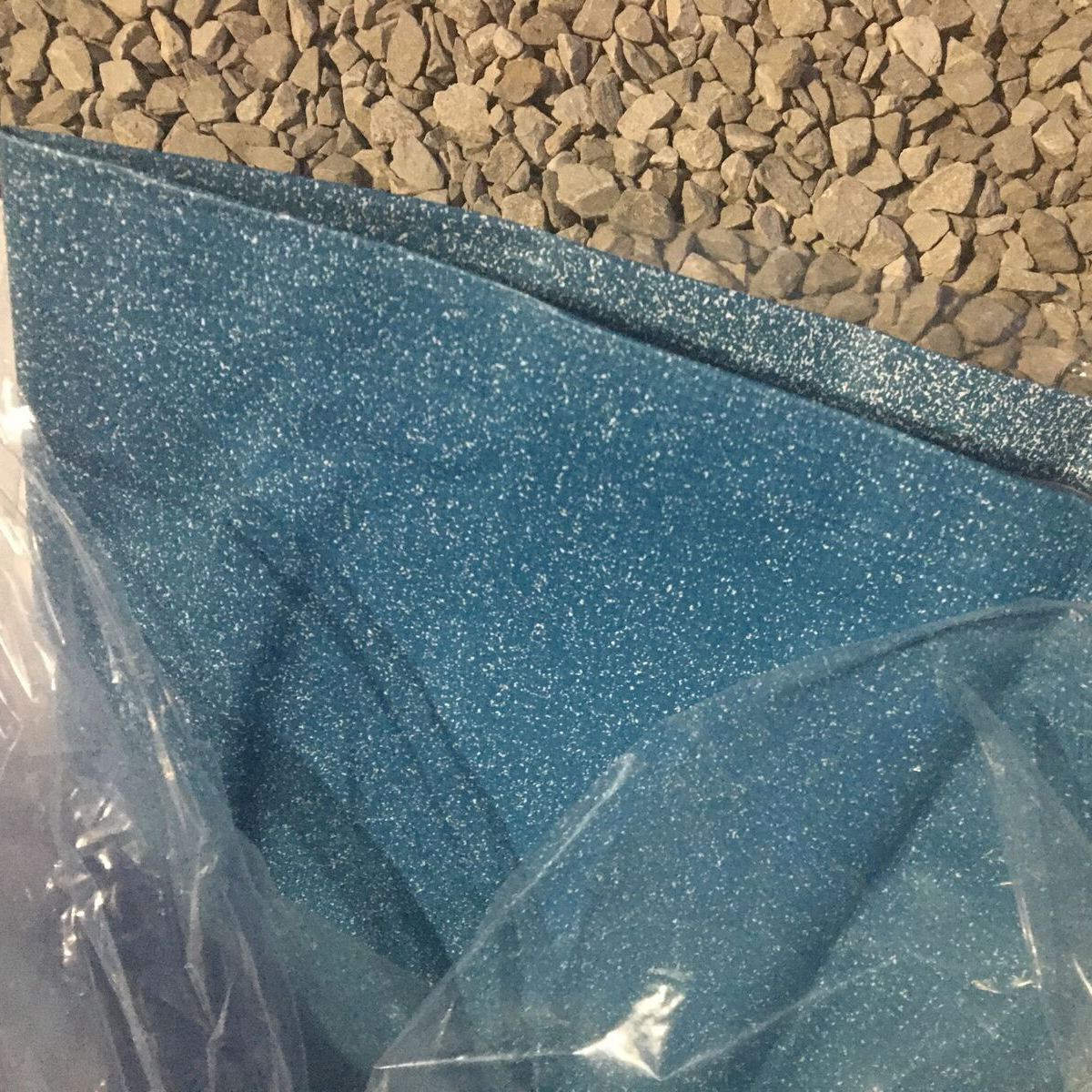 Hex Autoparts 18' FT Feet RV Awning Replacement Fabric Blue Fade (Real Fabric Width 17'2