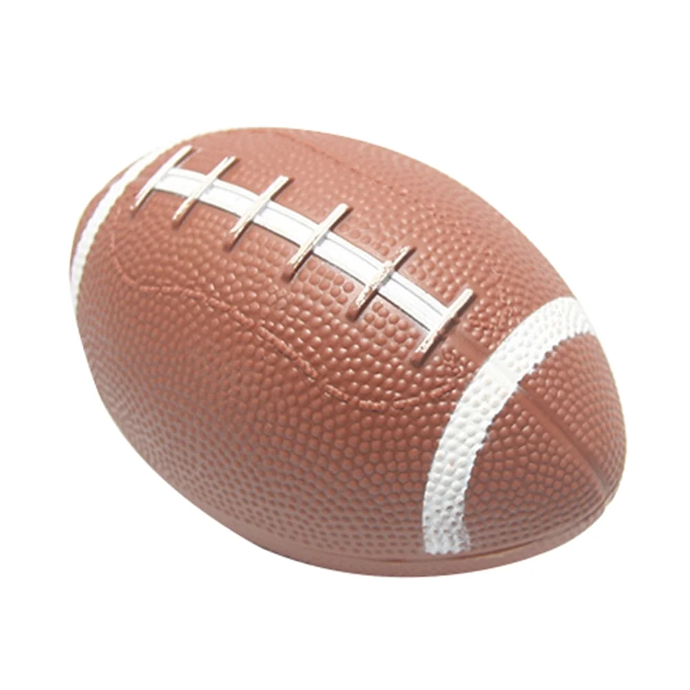 opvise Mini Inflatable Rubber Ball Rugby Football Basketball Kids Outdoor Sports Toy Rugby*