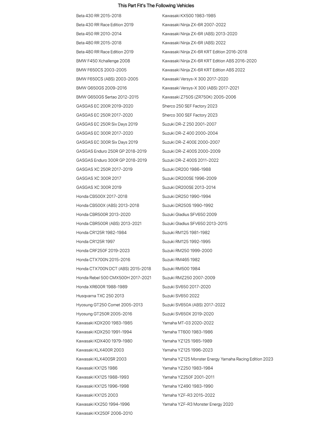 Primary Drive 520 ORH X-Ring Chain 520 X 112 Professional Motorbike Chain for Kawasaki Ninja ZX-6R (ABS) 2013-2020, 2022 with Master Link | Powersport Spares, Dirt Bike Parts