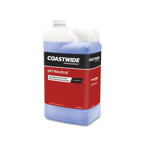 pH Neutral Daily Floor Cleaner Concentrate for ExpressMix Systems Strawberry Scent, 110 oz Bottle, 2/Carton