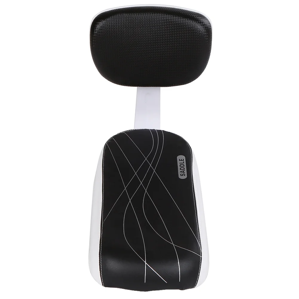 Aibecy Soft Cushion Rear Bike Seat in PU Leather for Kids with MTB Rack and Backrest