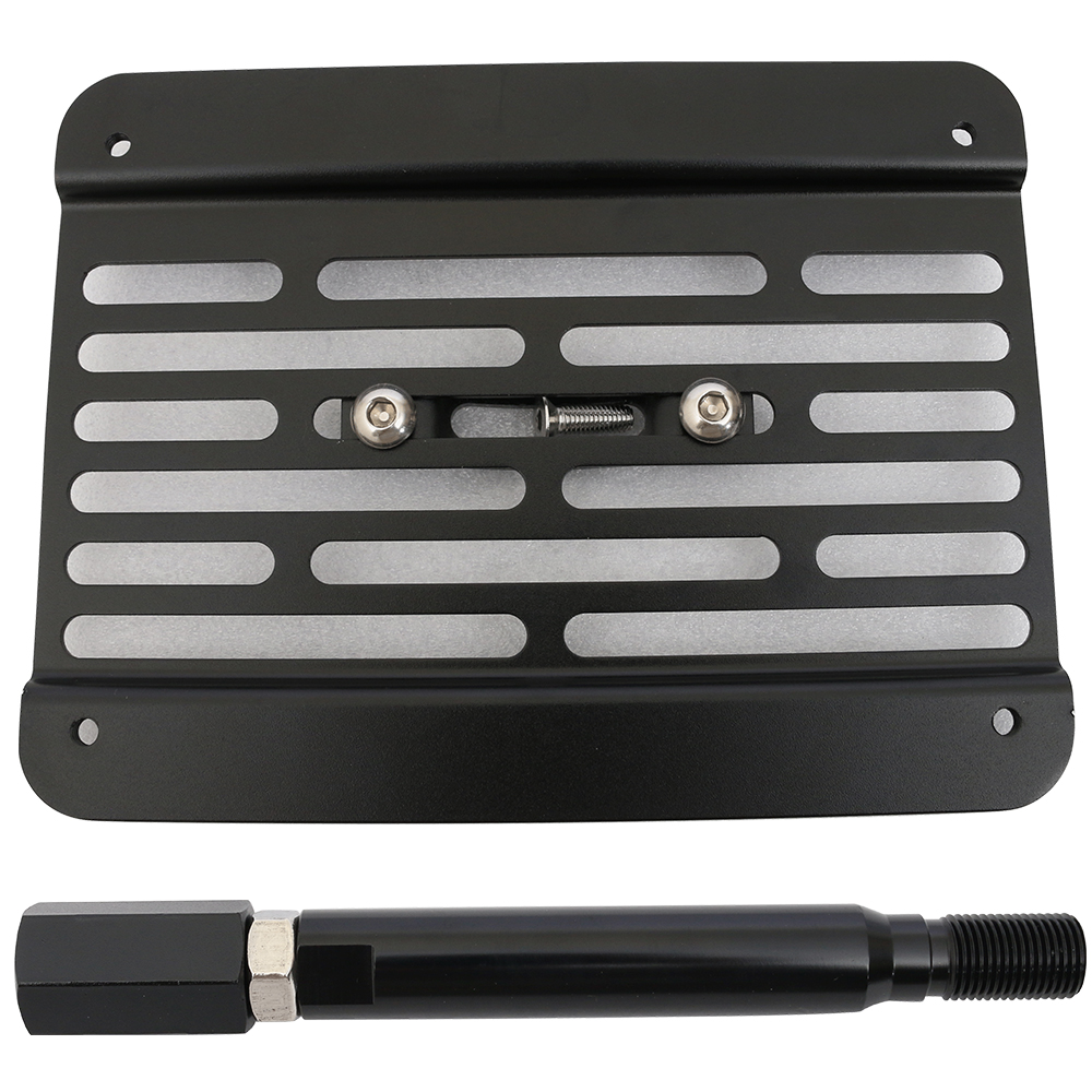 Ikon Motorsports Compatible with Scion FRS Subaru BRZ WRX STI Impreza Towhook License Plate Relocation Kit