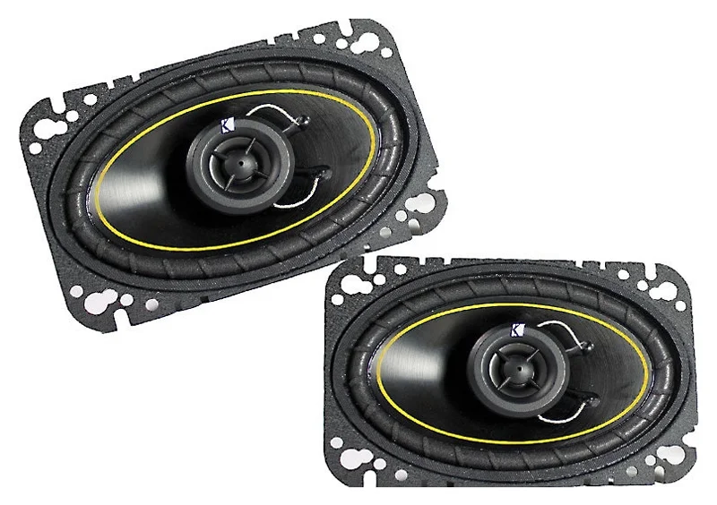 Kicker Jeep Wrangler YJ 87-95 46CSC464 4x6 Stereo Speakers & Replacement Harness