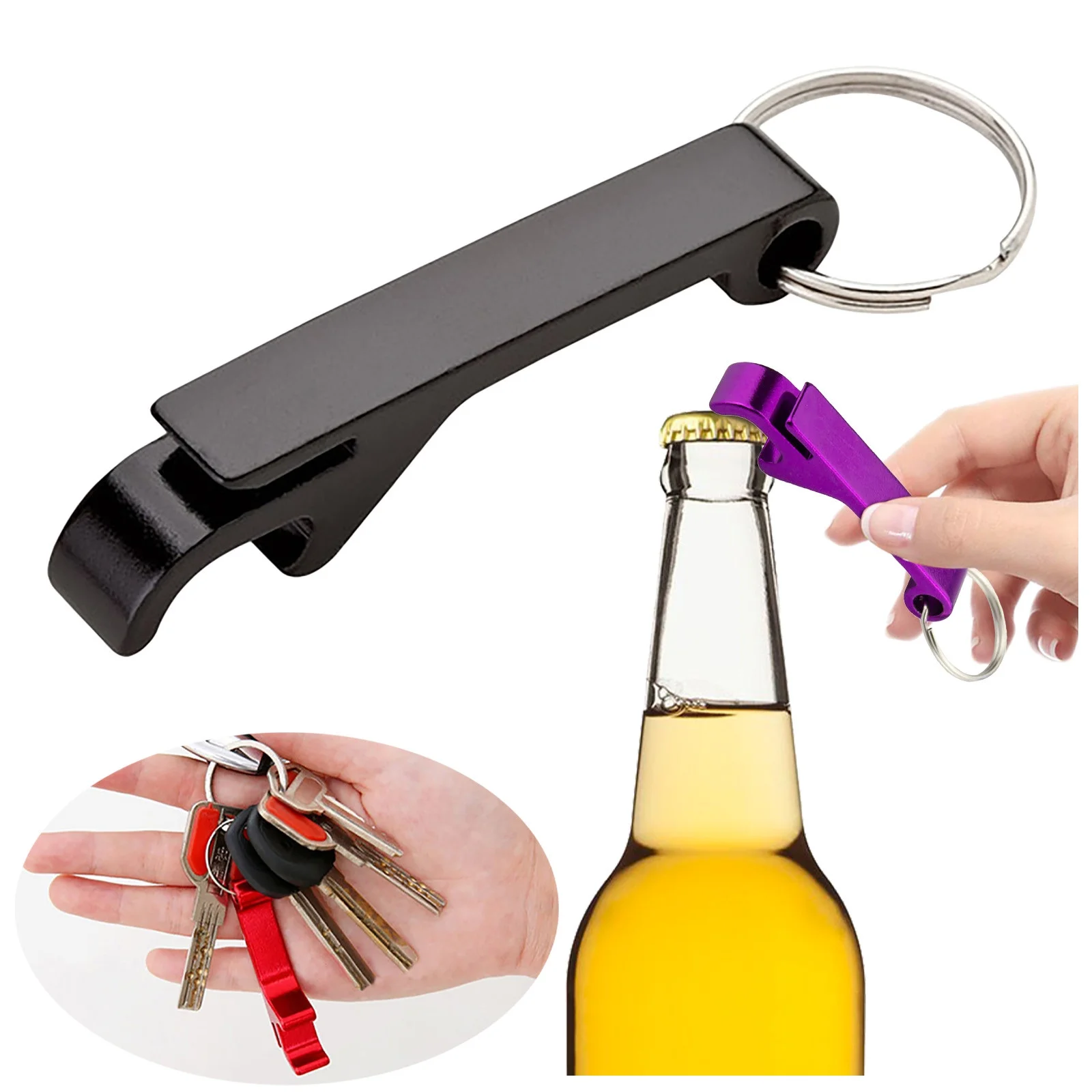 Toyfunny Portable Porket Size Claw Type Beer Bottle And Can Opener Key Ring