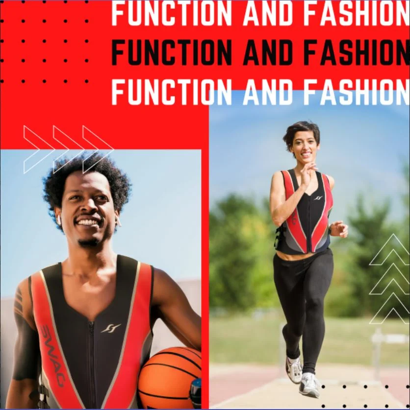 SWAG Adjustable Weighted Vest | Speed & Explosiveness for Athletes | Adult Small 38-40