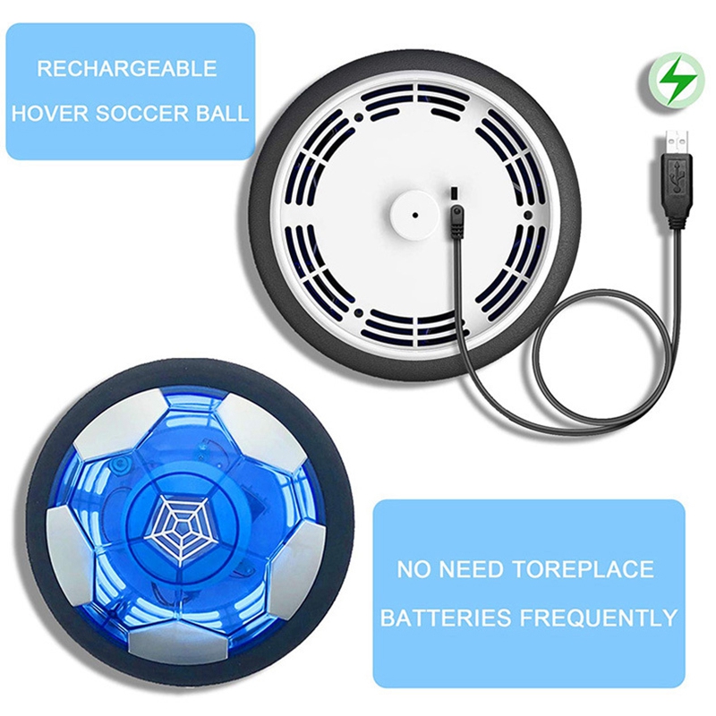LED Hover Soccer Ball USB Charging Electric Cushion Indoor Luminous Children's Toy, Suitable for 3-12 Years Old