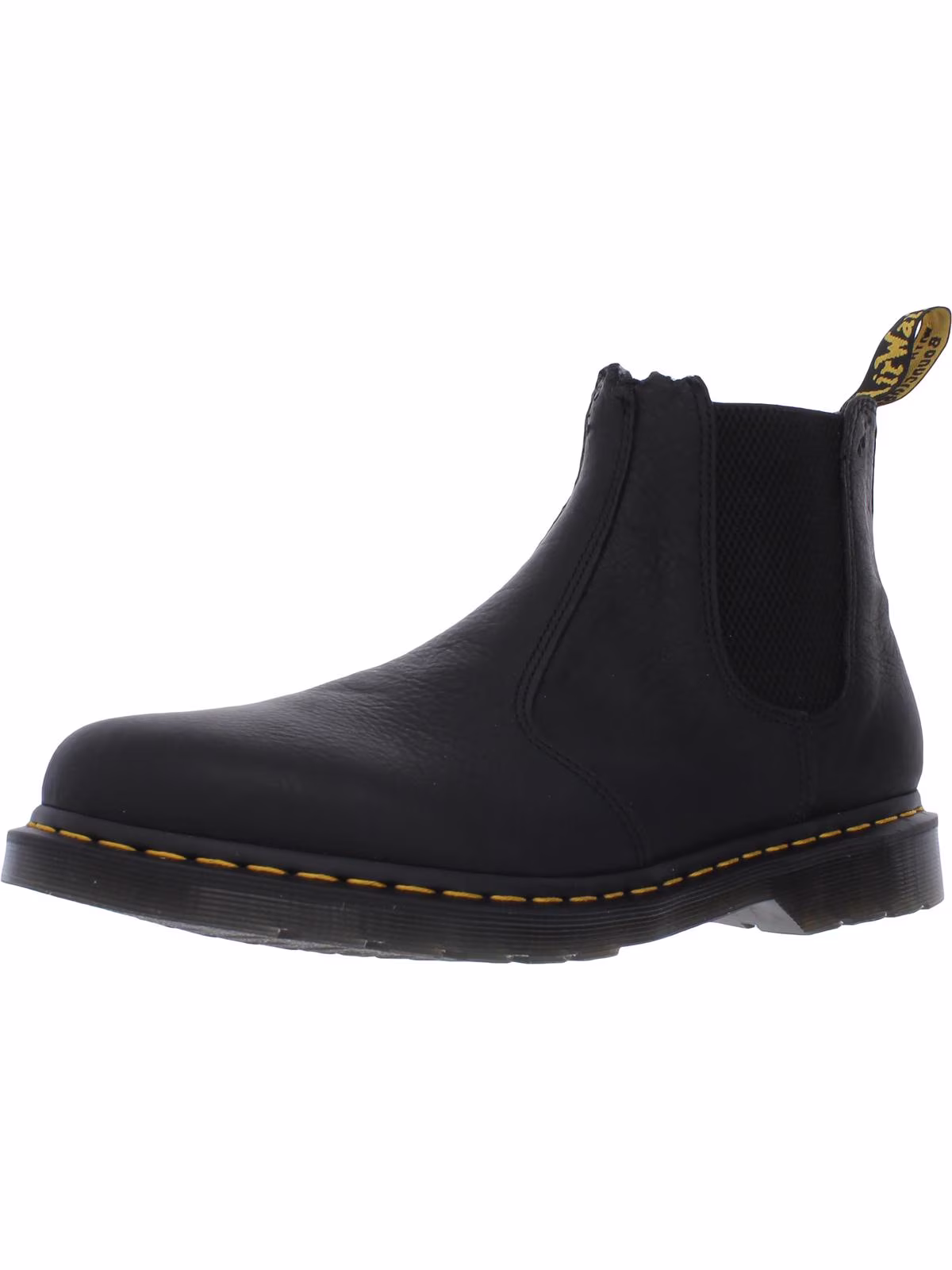 Dr. Martens Womens Ambassador Leather Pull On Chelsea Boots Black 8 Medium (B,M)