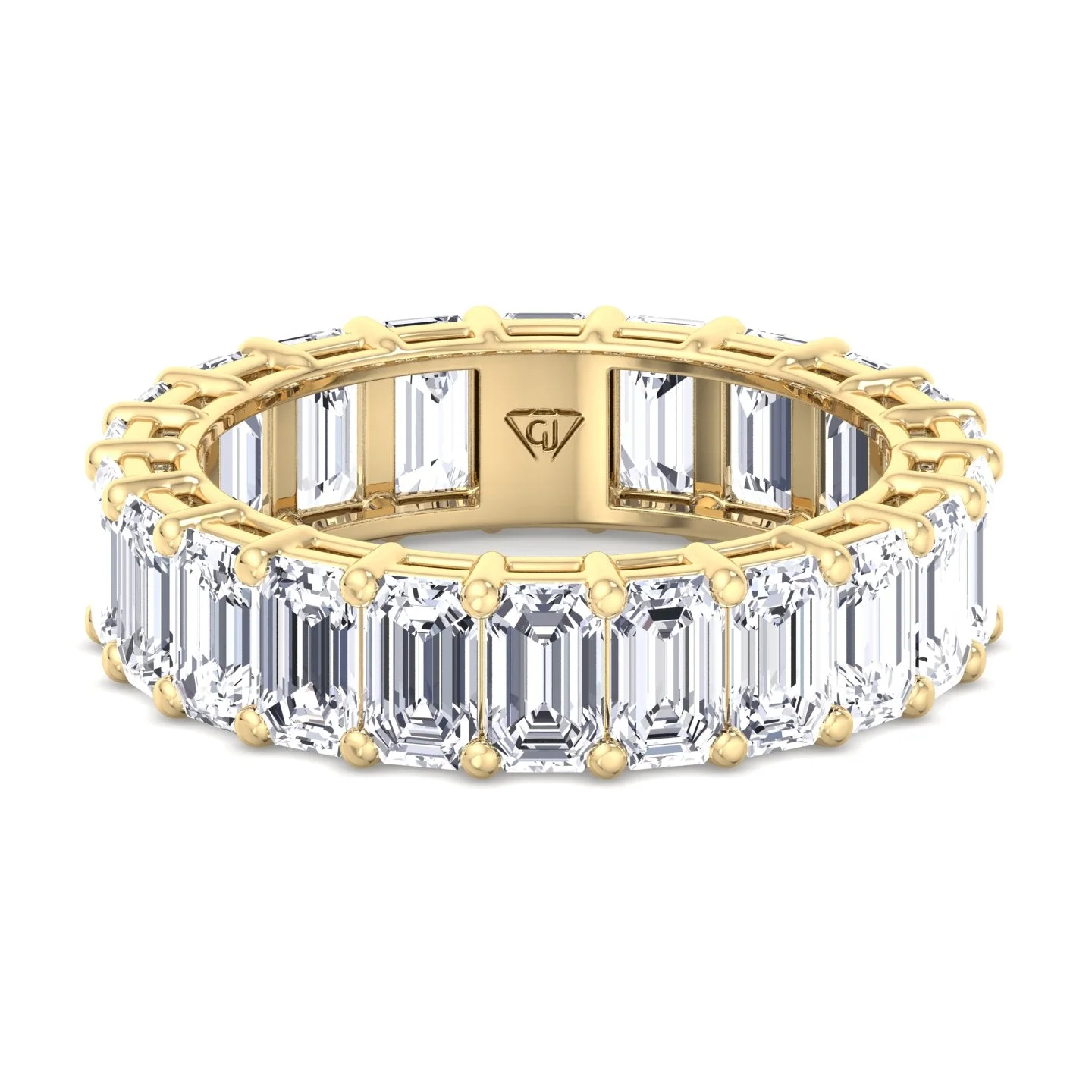 Royalle - 4 Carat Emerald Cut Diamond Eternity Band
