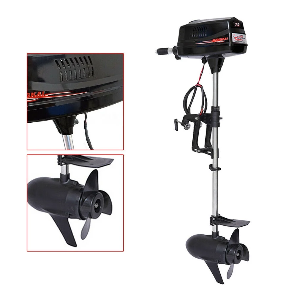 Electric Outboard Motor Boat Engine 1800W Electric Start Marine Trolley Driver Brushless Motor Propeller