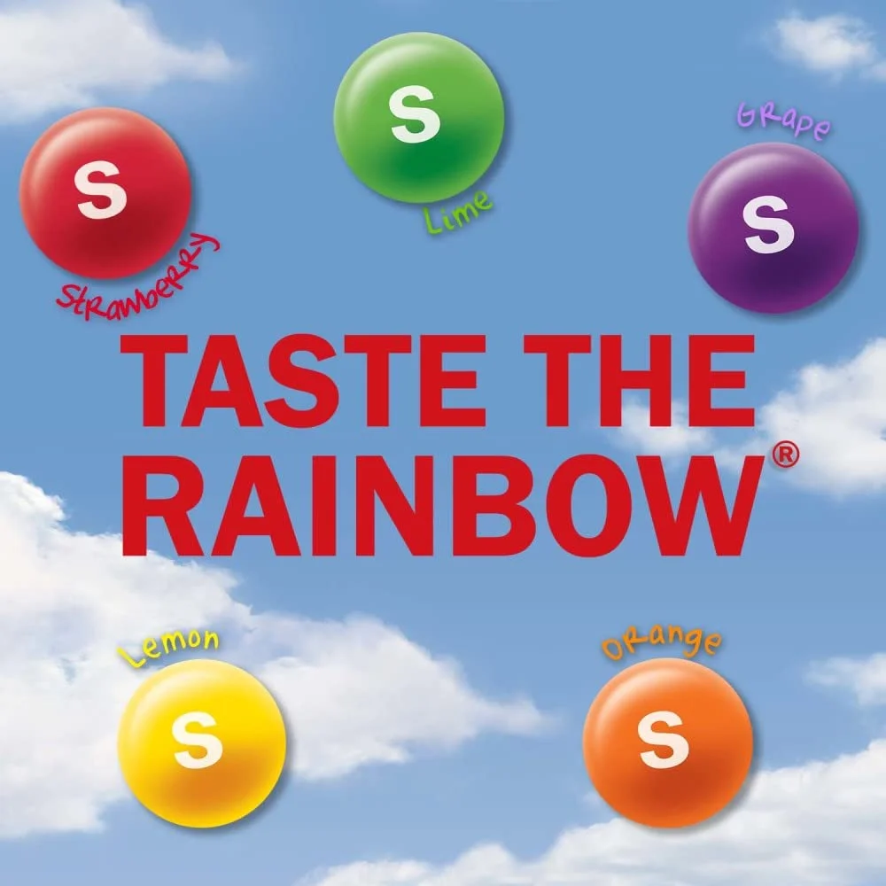 SKITTLES ORIGINAL SHARE SIZE MEGA TUBE 2.2 OUNCE (Pack of 8)