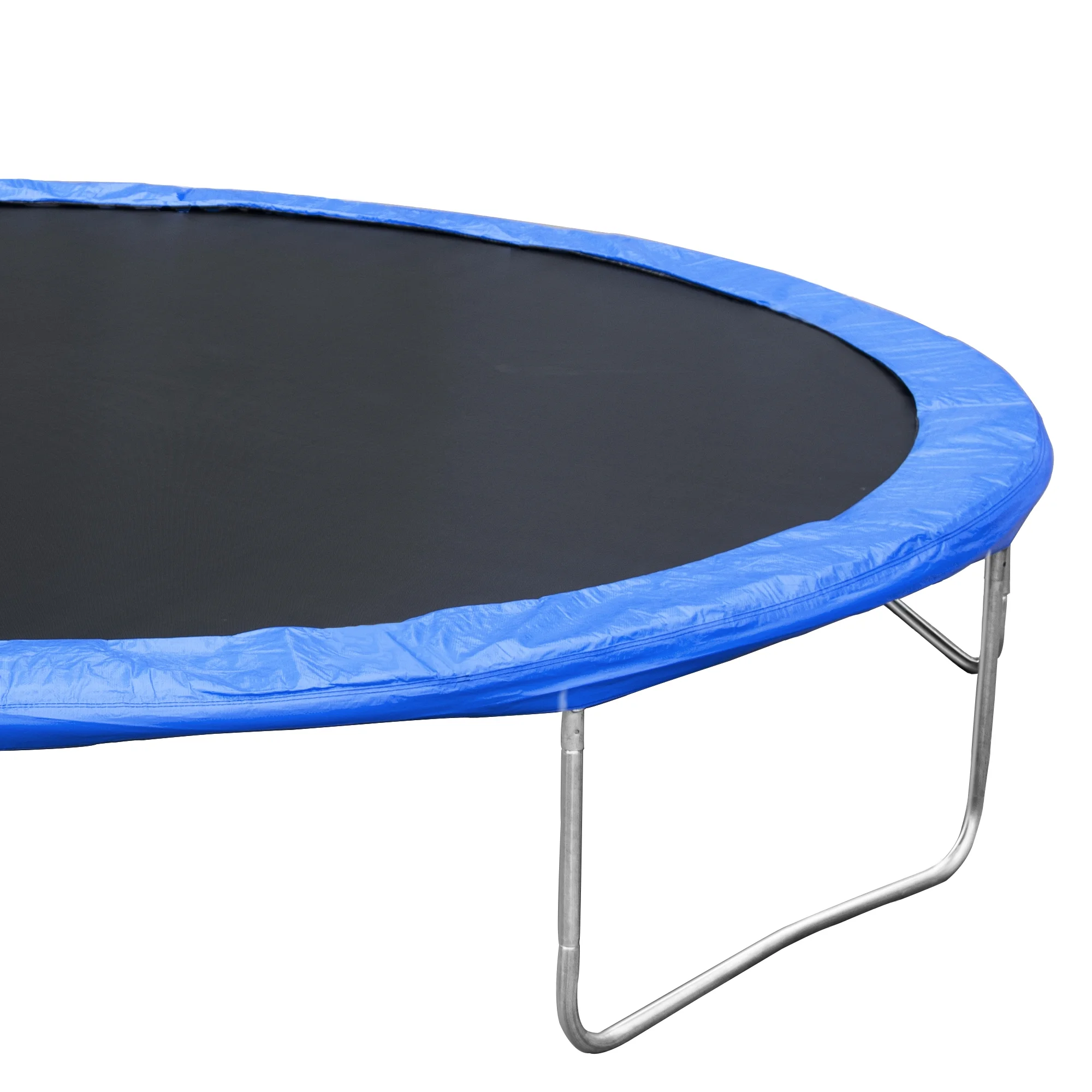 Sumdeal 14FT Kids Trampoline with Basketball Hoop and triangular prevents basketballs out of trampoline,  Trampolines for Kids, Family Jumping and Ladder, Basketball Trampoline with Full Safe design