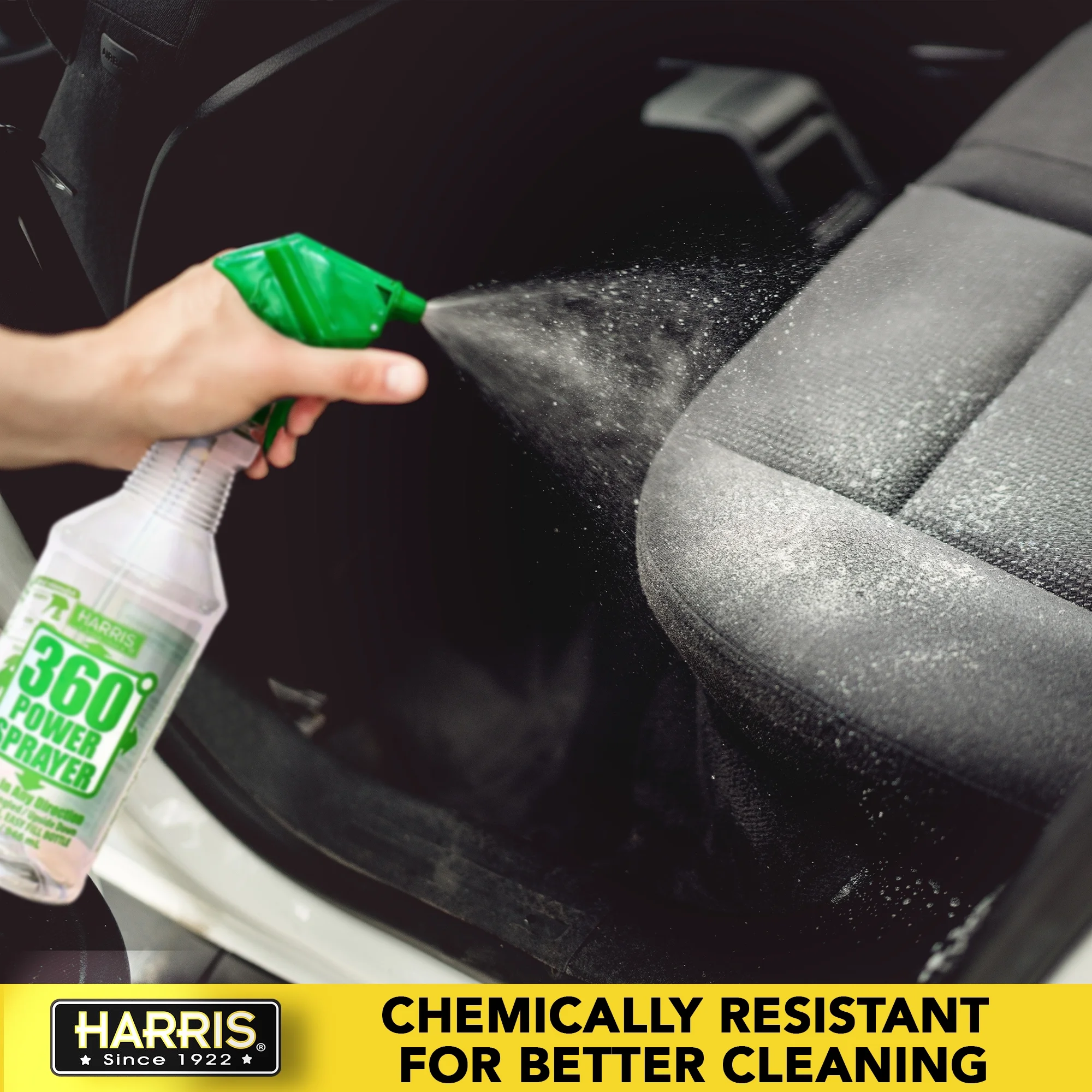 Harris 360-Degree Power Upside Down Spray Bottle 3 Pack 32oz