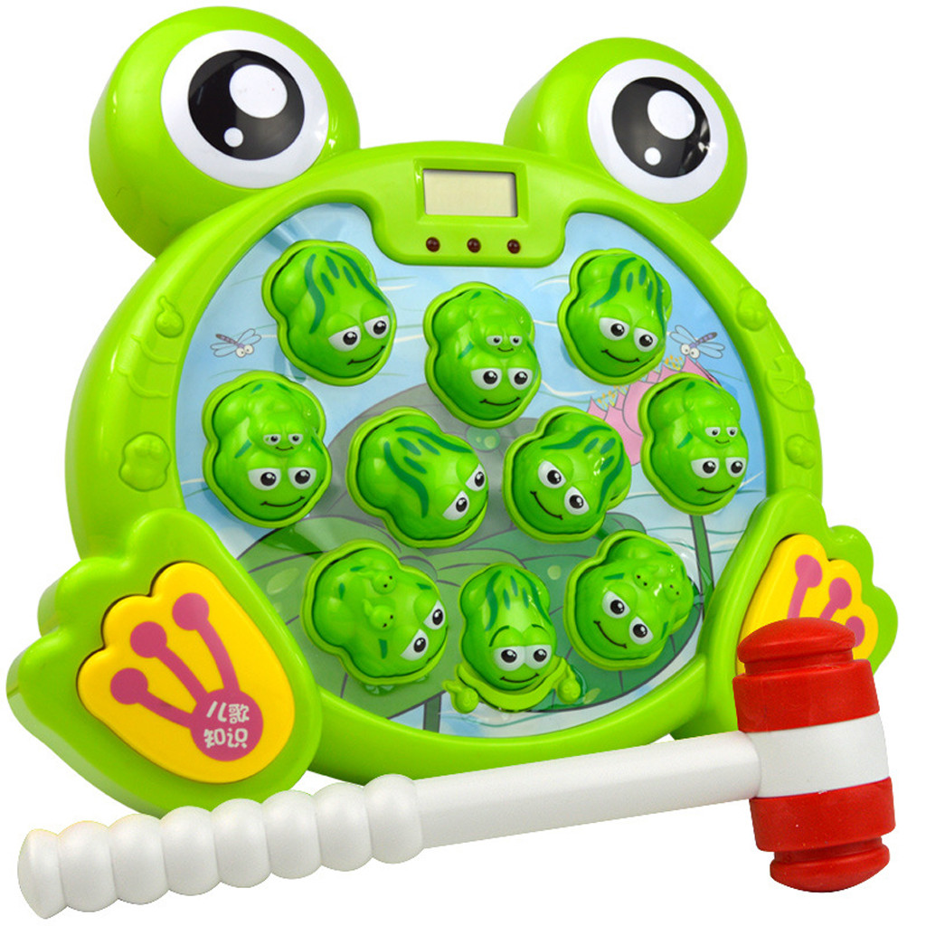 A Special Gift! Cuhas Interactive Whack A Frogs Game, Learning, Active, Early Developmental Toy
