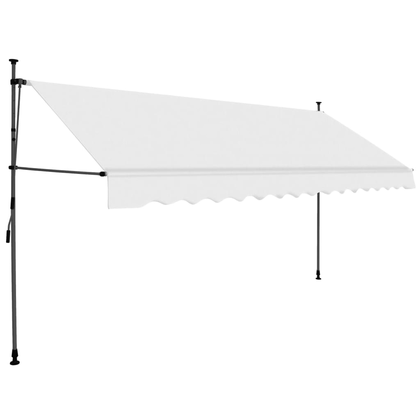 Carevas Manual Retractable Awning with 137.8