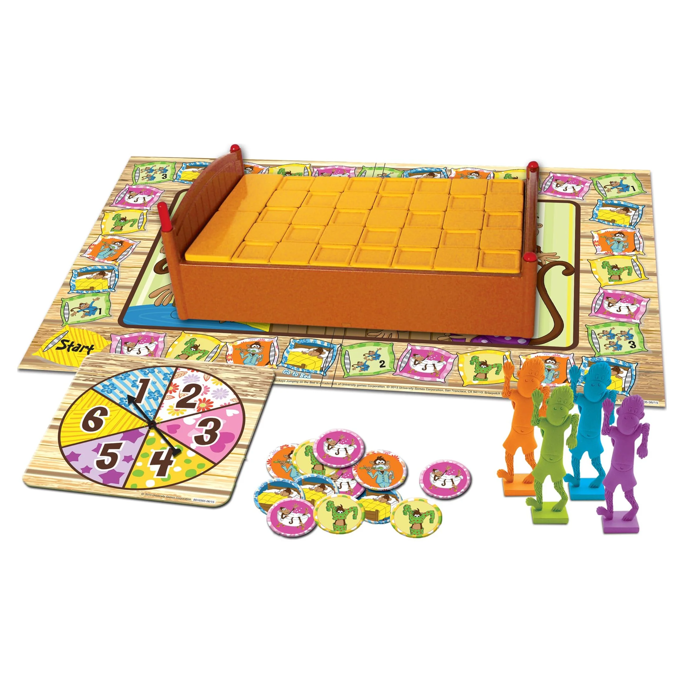 Briarpatch | Monkeys Jumping on the Bed Game, Ages 3+