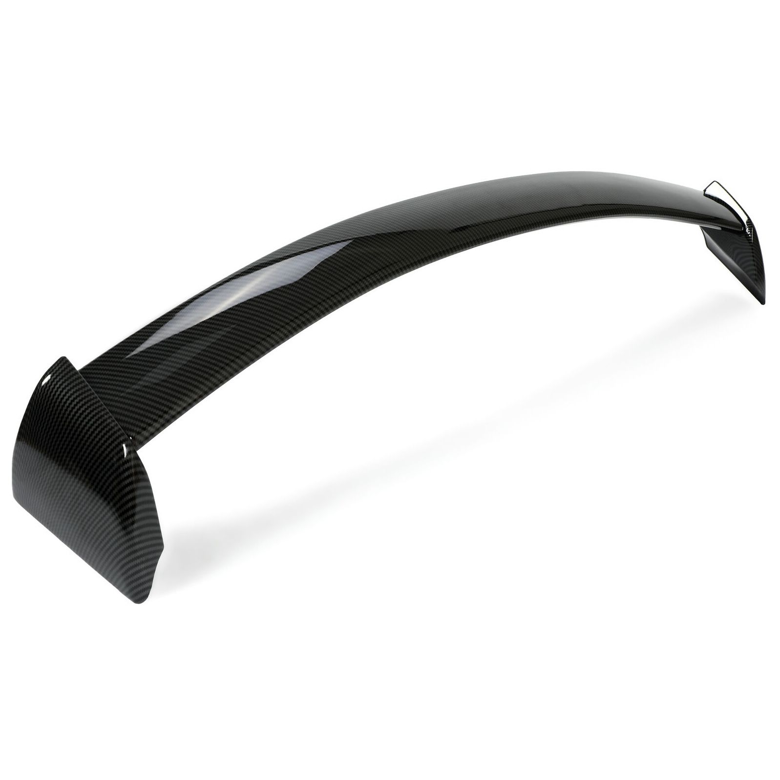 Teledu Rear Roof Spoiler Carbon Fiber Style Wing Top Lip For Subaru 2002-2007 Impreza