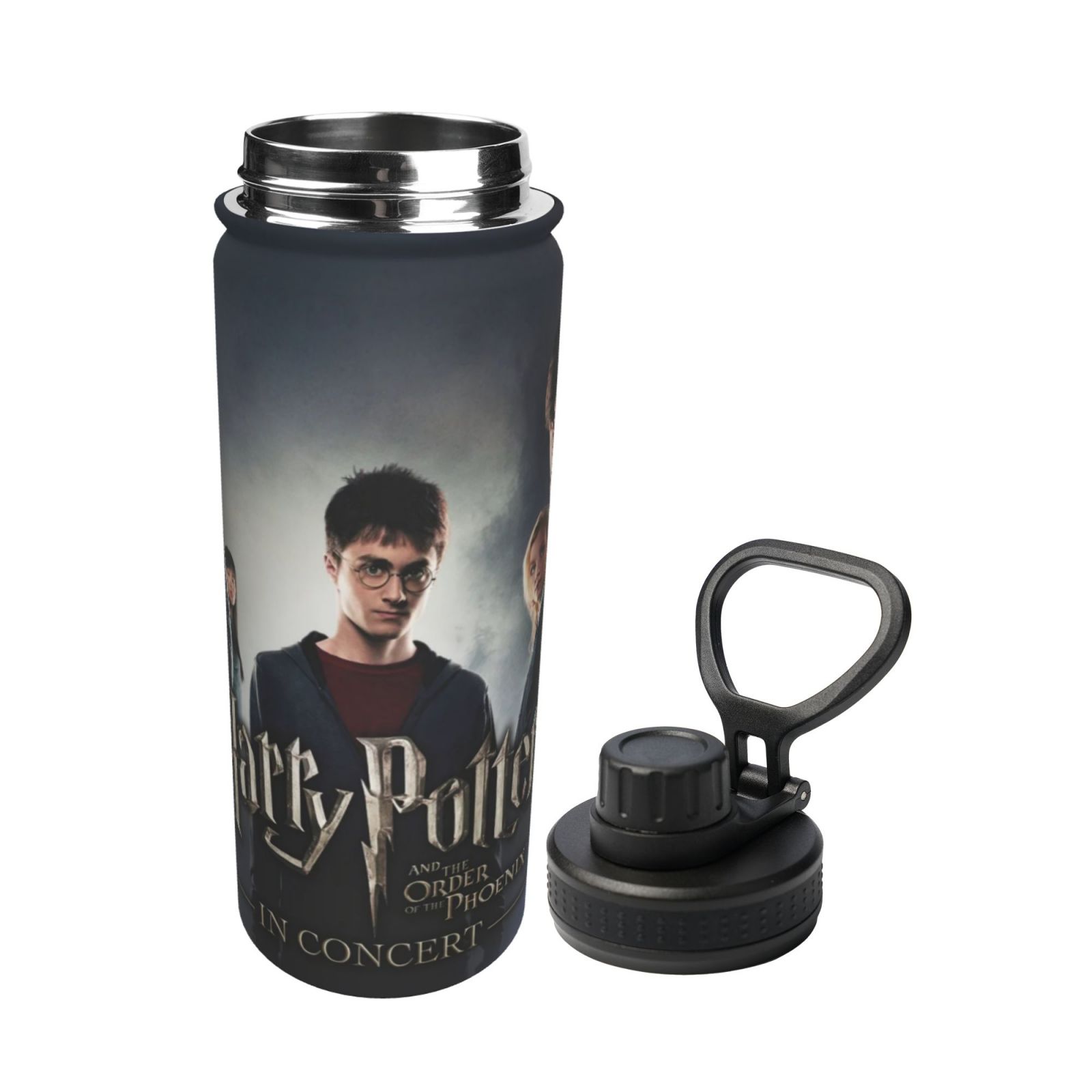 Harry Potter the Order of the Phoenix Sports Insulated Water Bottles Kettle Stainless Steel Portable Cup18OZ For Travel Gym School