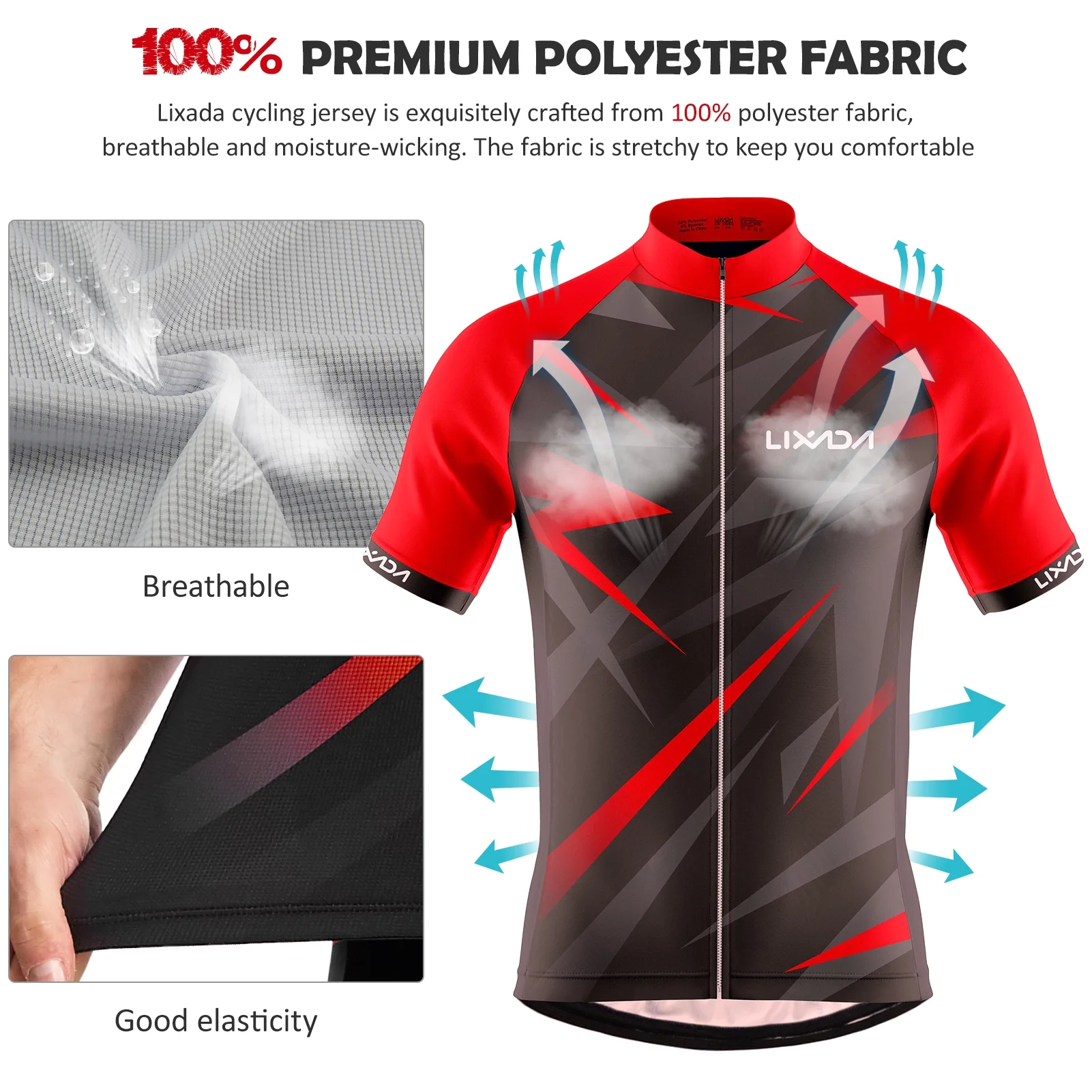 Lixada Cycling Jersey,Breathable Sleeve Bike Shirt And Padded Men Breathable Sleeve Padded Mtb Suit And Padded Mtb Bike Shirt And Sleeve Bike Shirt Zdhf Siuke Set Men Qahm Jinmie