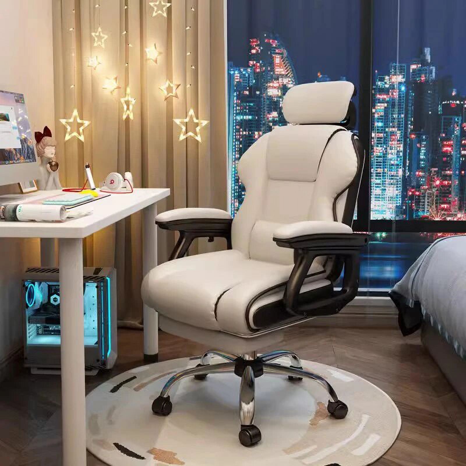 Luxury Ergonomic Office Chairs Relax Comfortable Salon Makeup Office Chairs Leather Silla Para Oficina Bedroom Furniture