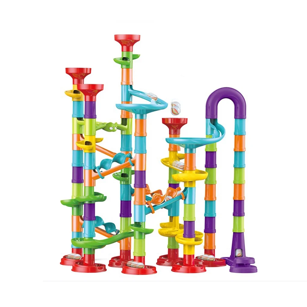 Toma 1 Set Premium Material Smooth Surface Safety DIY Scientific Toys Roller Coaster Cultivate Interest Experiment for Kid Toddler