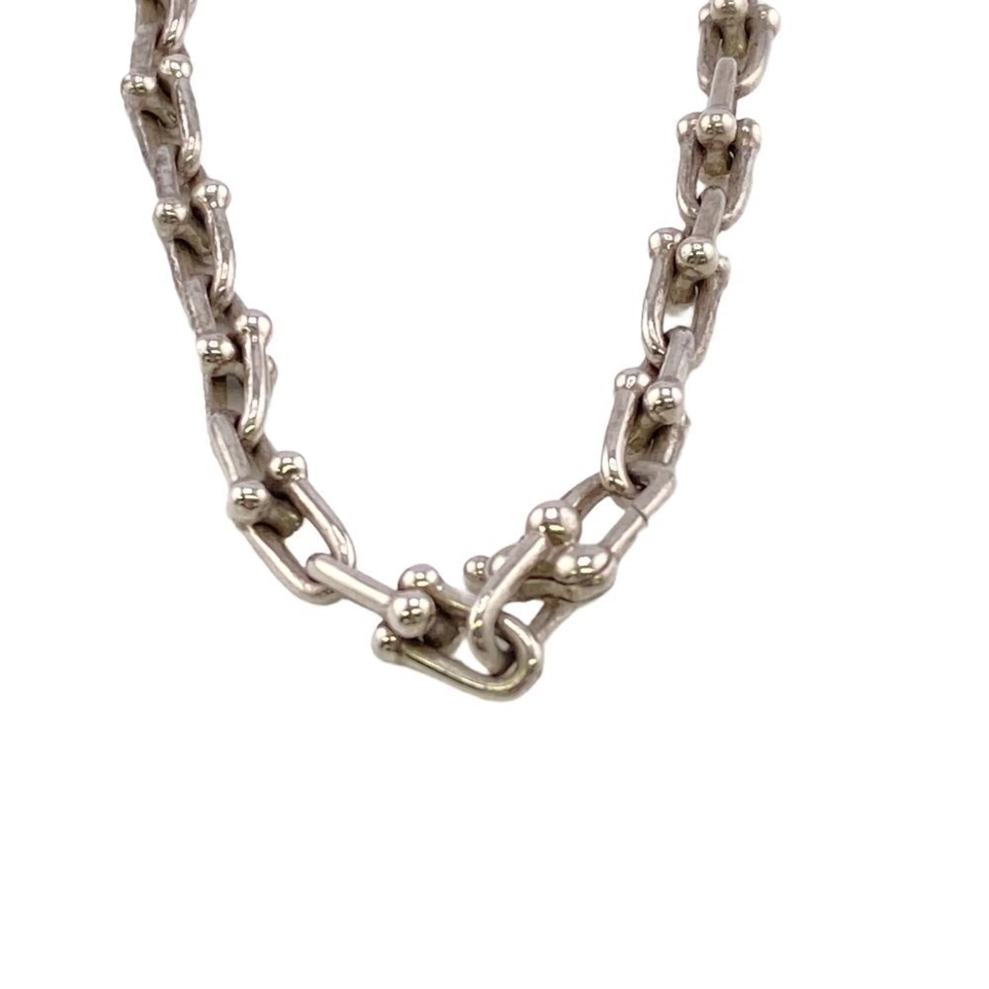 Pre-Owned TIFFANY&Co. Tiffany Hardware 925 Necklace Silver Women's Z0004980 (Good)