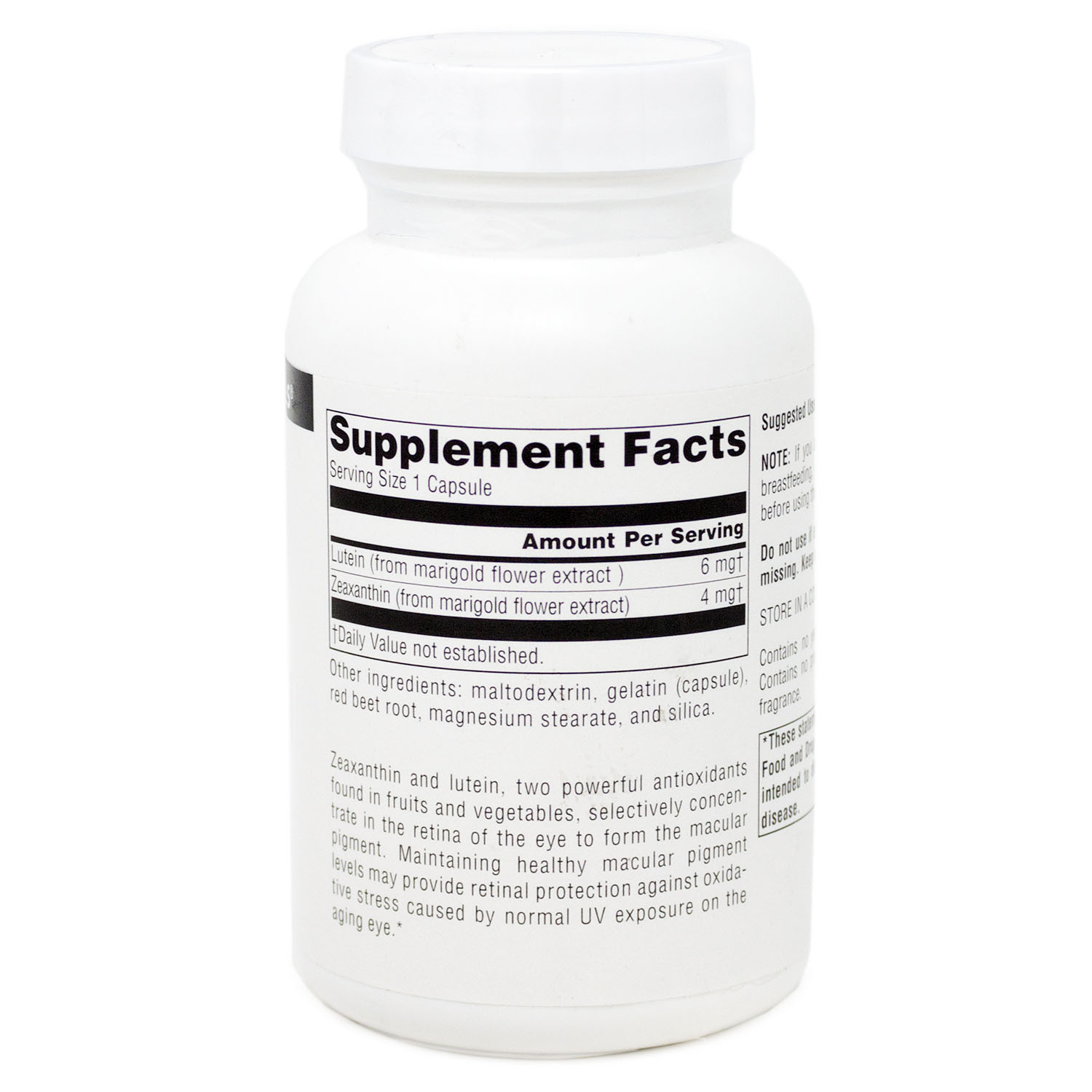 Source Naturals Zeaxanthin with Lutein 10 mg 120 Capsule