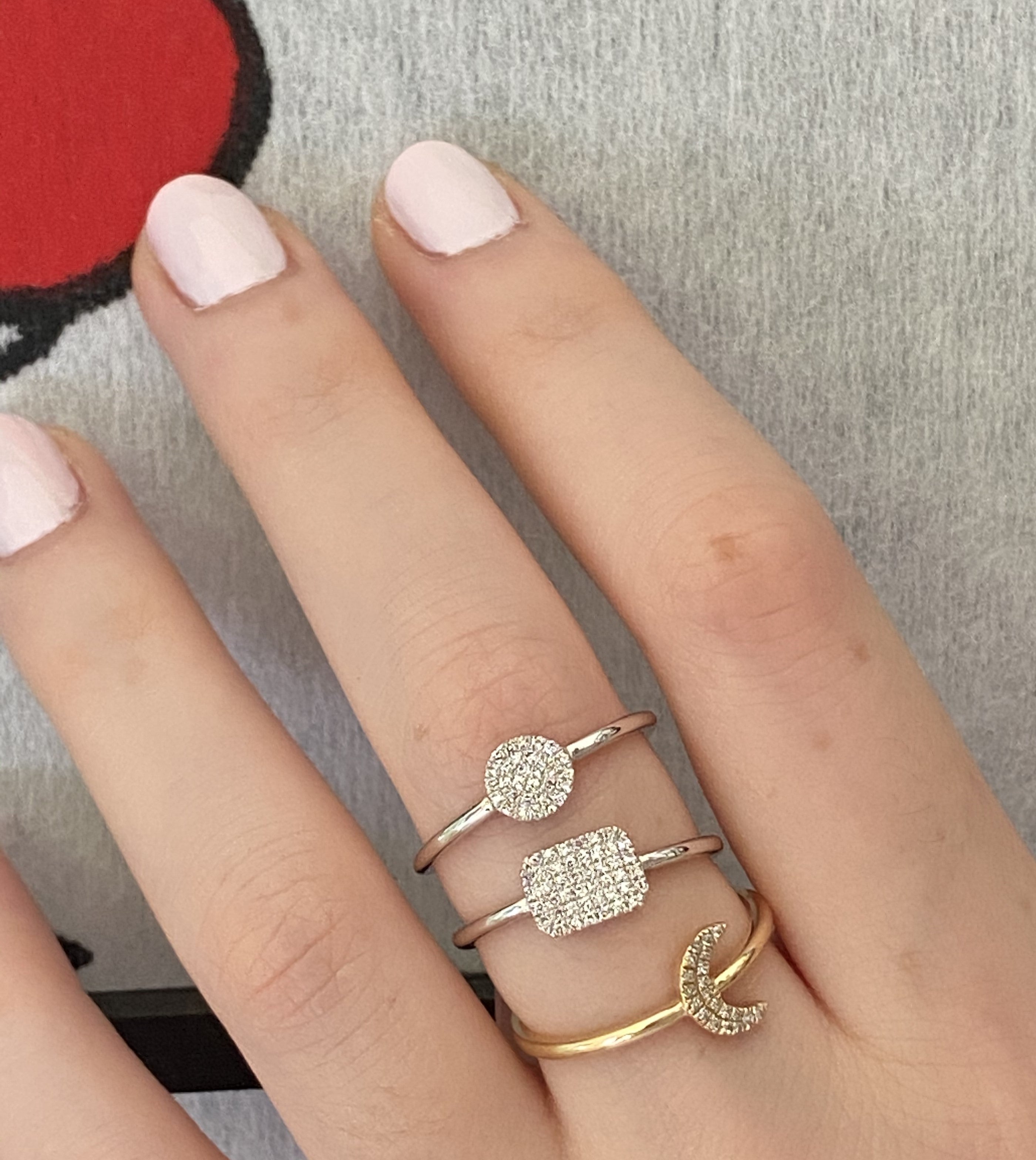 Diamond Rectangle Ring