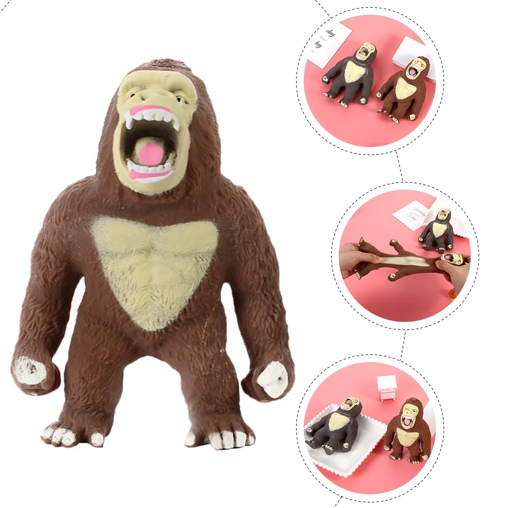 Set of 2 Adult Toy Children’s Toys Gorilla Stress Squeeze Aldult Animal