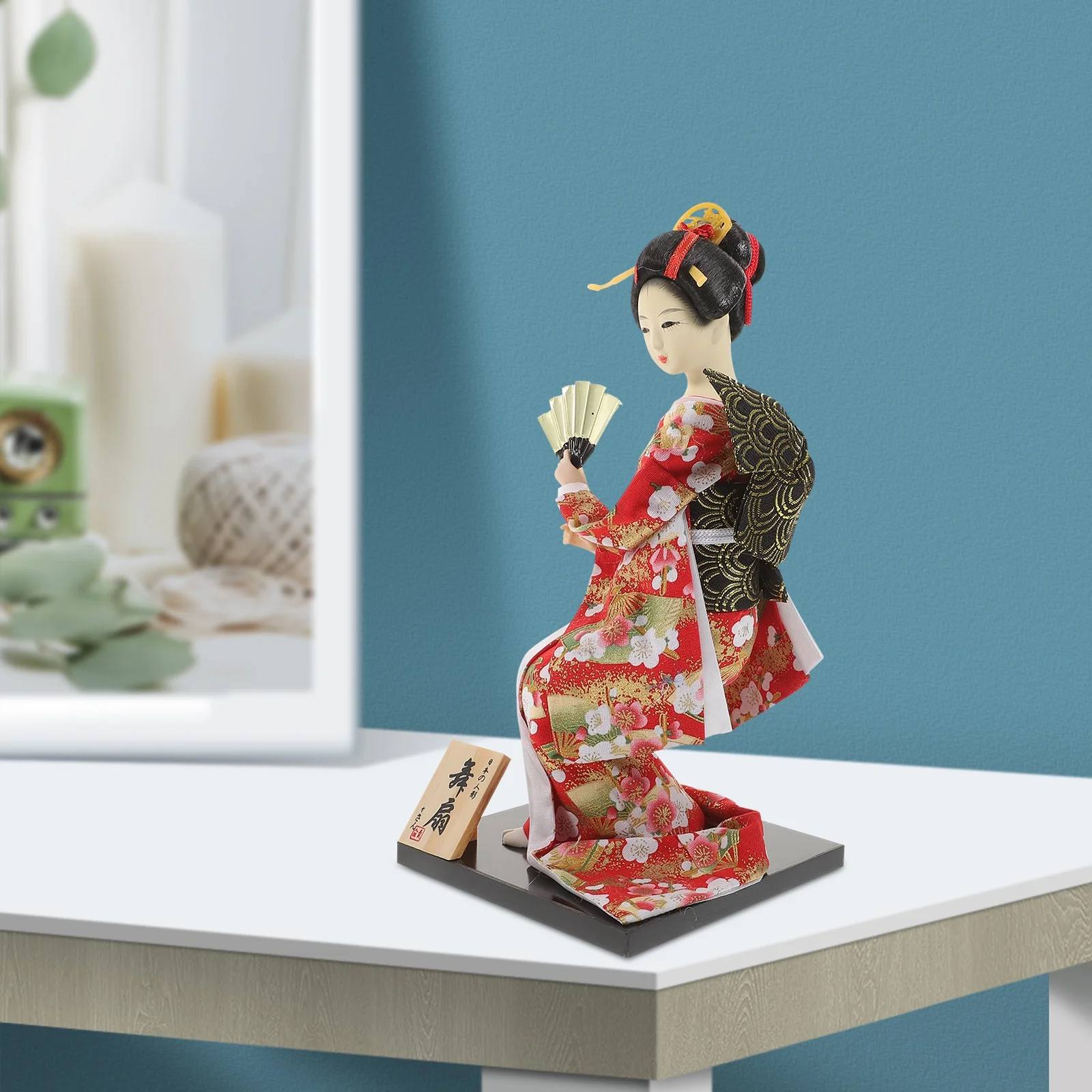 Kimono Doll Delicate Home Decor Vintage Japanese Geisha Tabletop Ornament Style