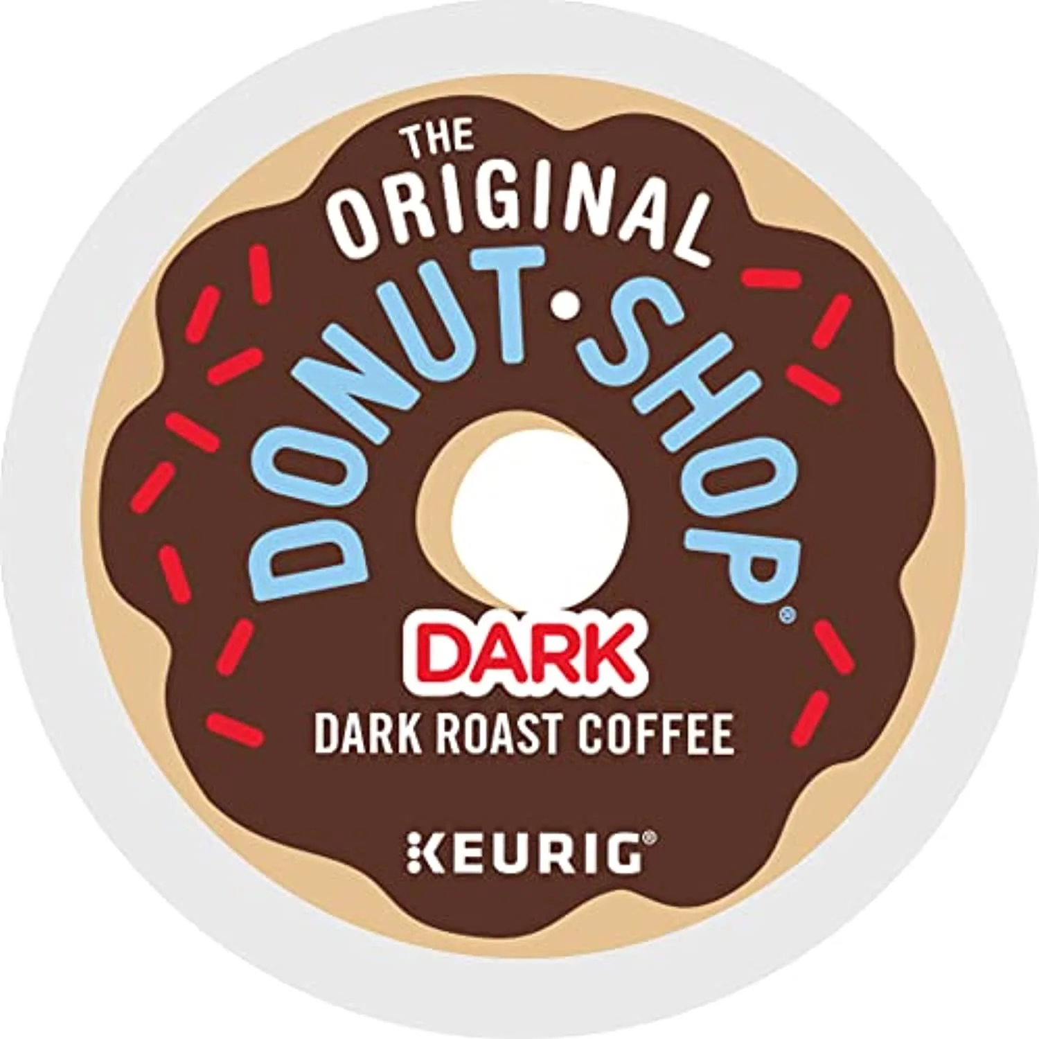 The Original Donut Shop Dark Coffee, Keurig Single-Serve K-Cup Pods, Dark Roast, 32 Count