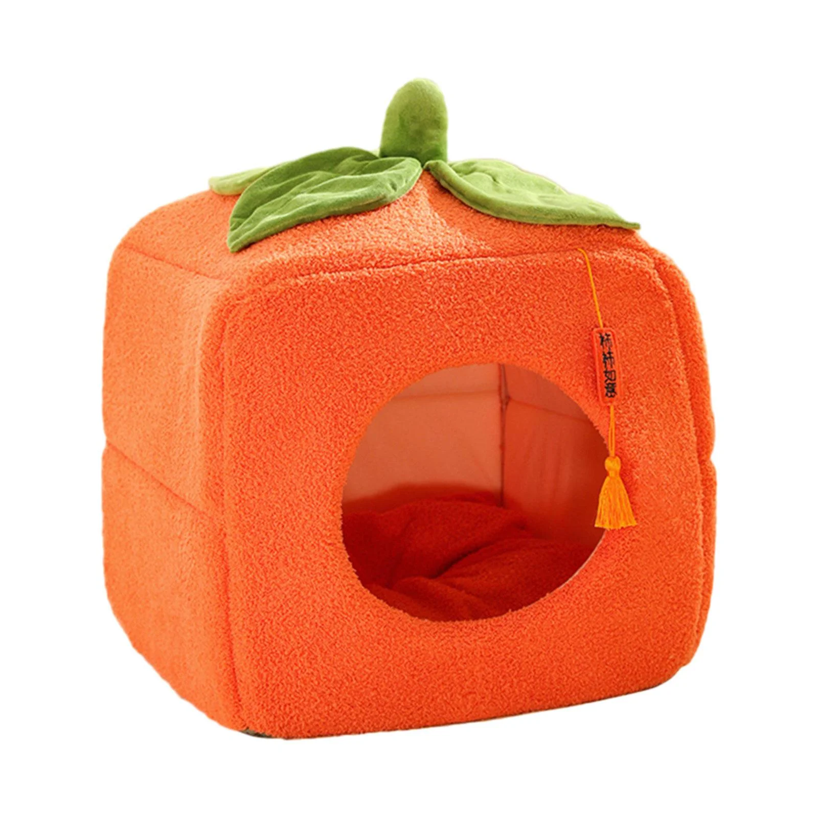 Toysmith Cat Tent House Warm Dog Bed Soft Indoor Autumn Winter Snooze Pet Tent Cave Bed Cats Cave Bed for Cats Puppy Kitten Pomeranian A