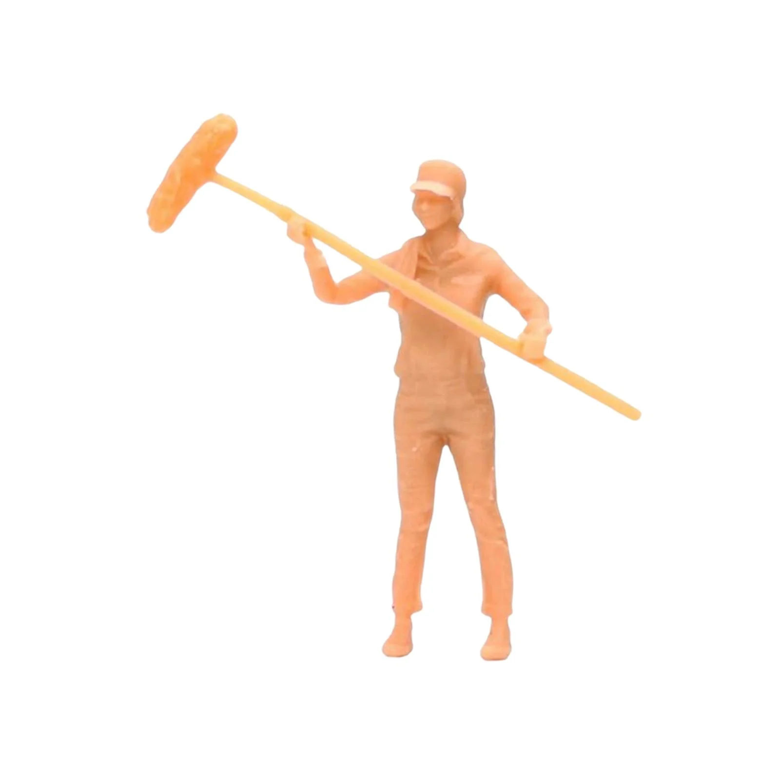 1/64 Scale Figures Unpainted Tiny People Movie Props 1/64 Scale Miniature Model Figures for Diorama Layout Dollhouse Decor DIY