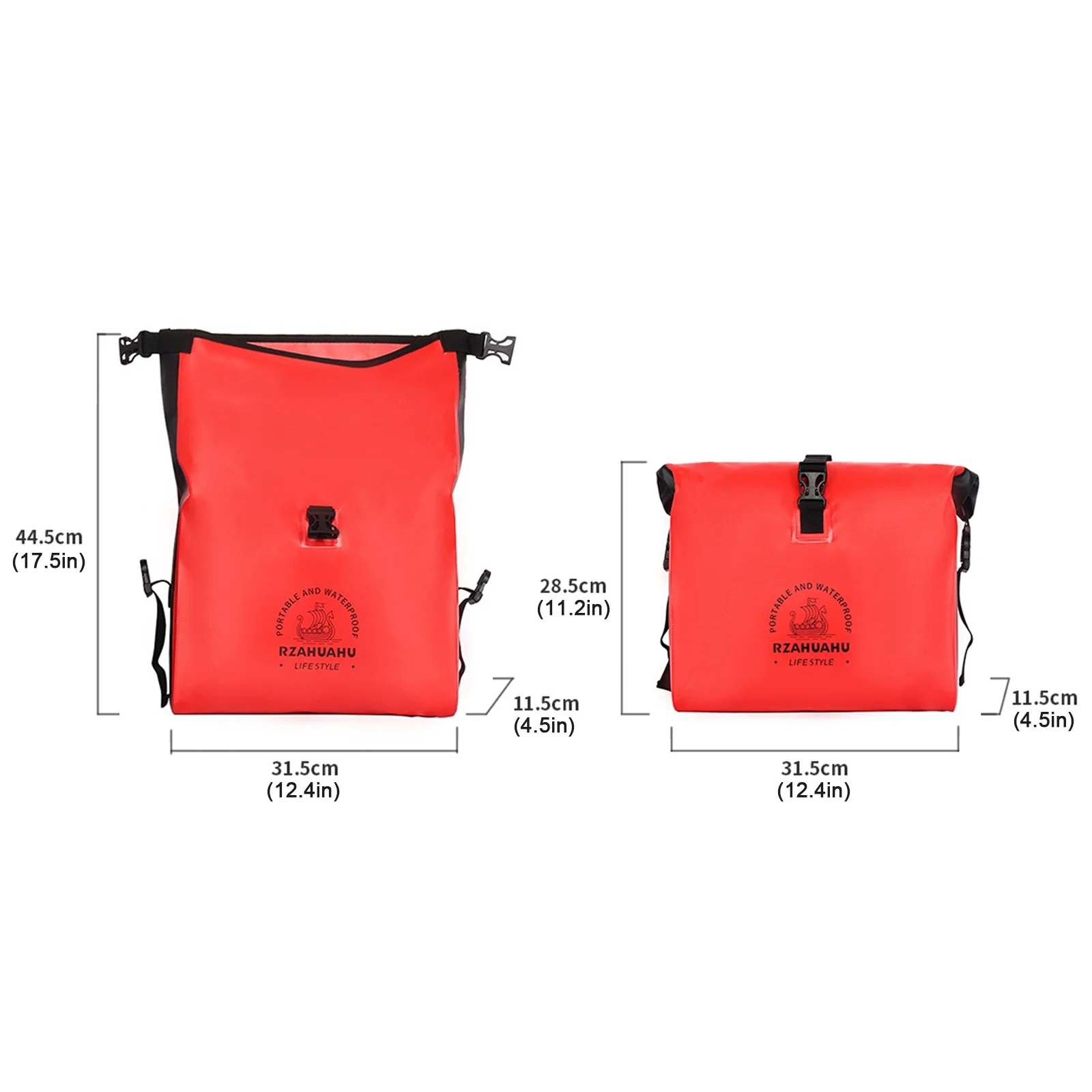 OWSOO Handlebar Bag for Electric Bike , Waterproof PVC Bag, Essential Gear for Riders