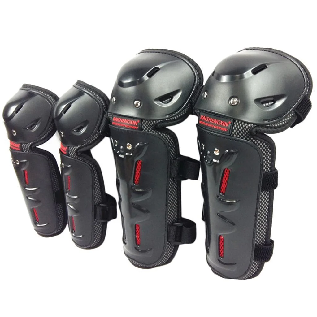 Motorcycle Bike Elbow Knee Pads Guard Motocross Riding Gear