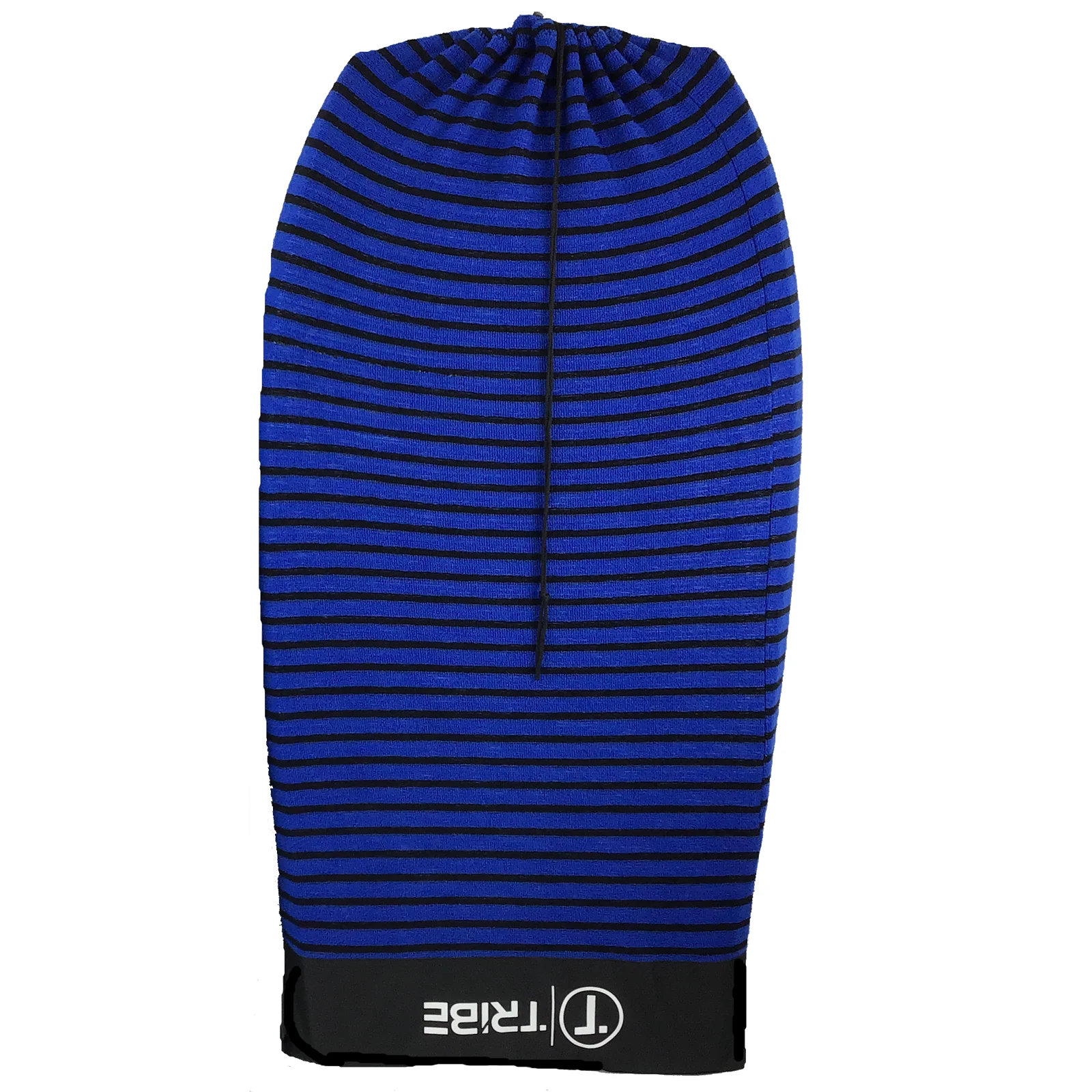 Tribe Stretchy Bodyboard Sock Cover - Black & Blue Stripe - Small