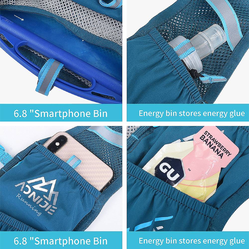 AONIJIE Hydration Running Vest for Men Women 5L Lightweight Hydration Pack for Hiking(Purple,L/XL)