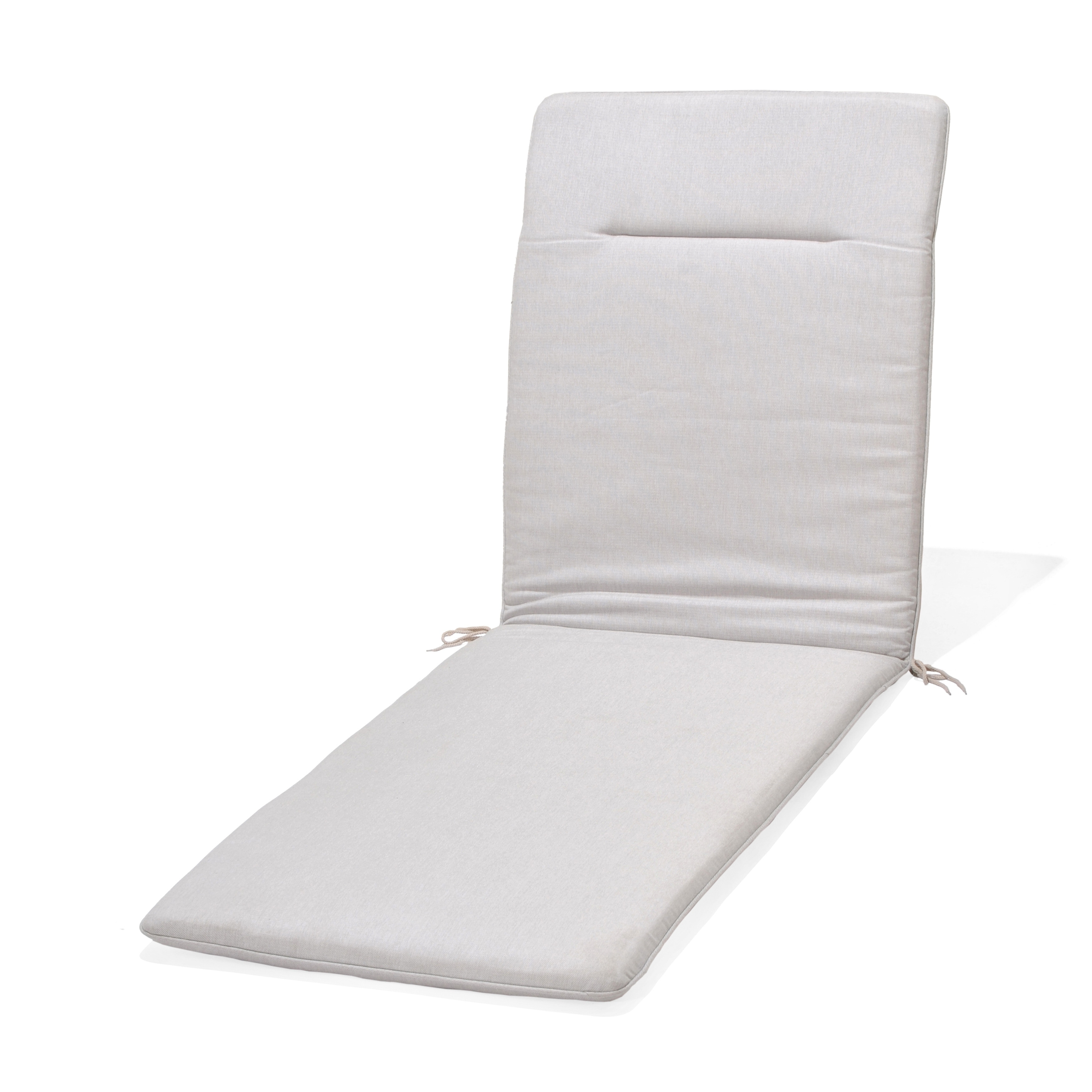 Amazonia Chaise Lounger Cushion, Light or Dark Grey White