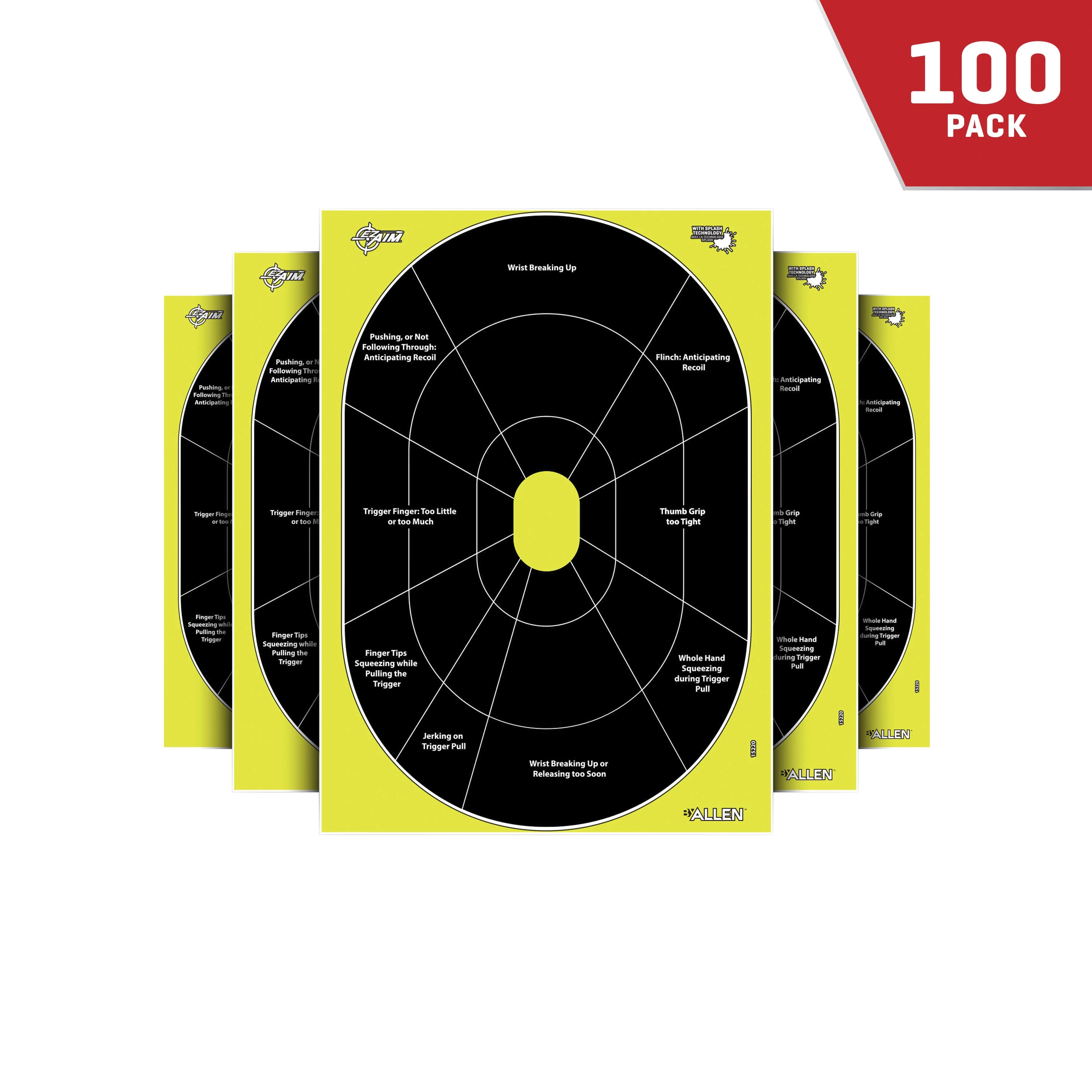 Ez Aim Splash Firearm Shooting Targets, 12.5