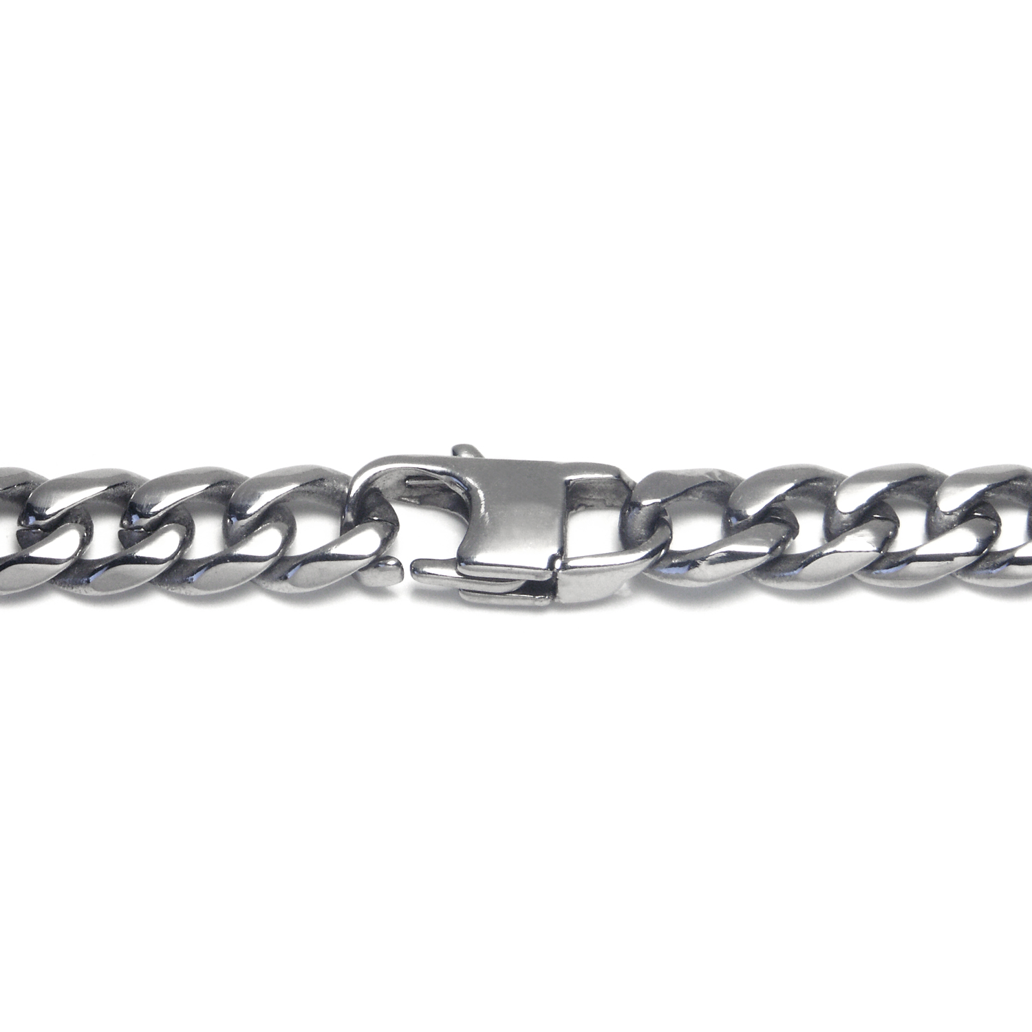 Titanium Kay Titanium 7MM Curb Chain Link High Polish Finish Men's Necklace 20
