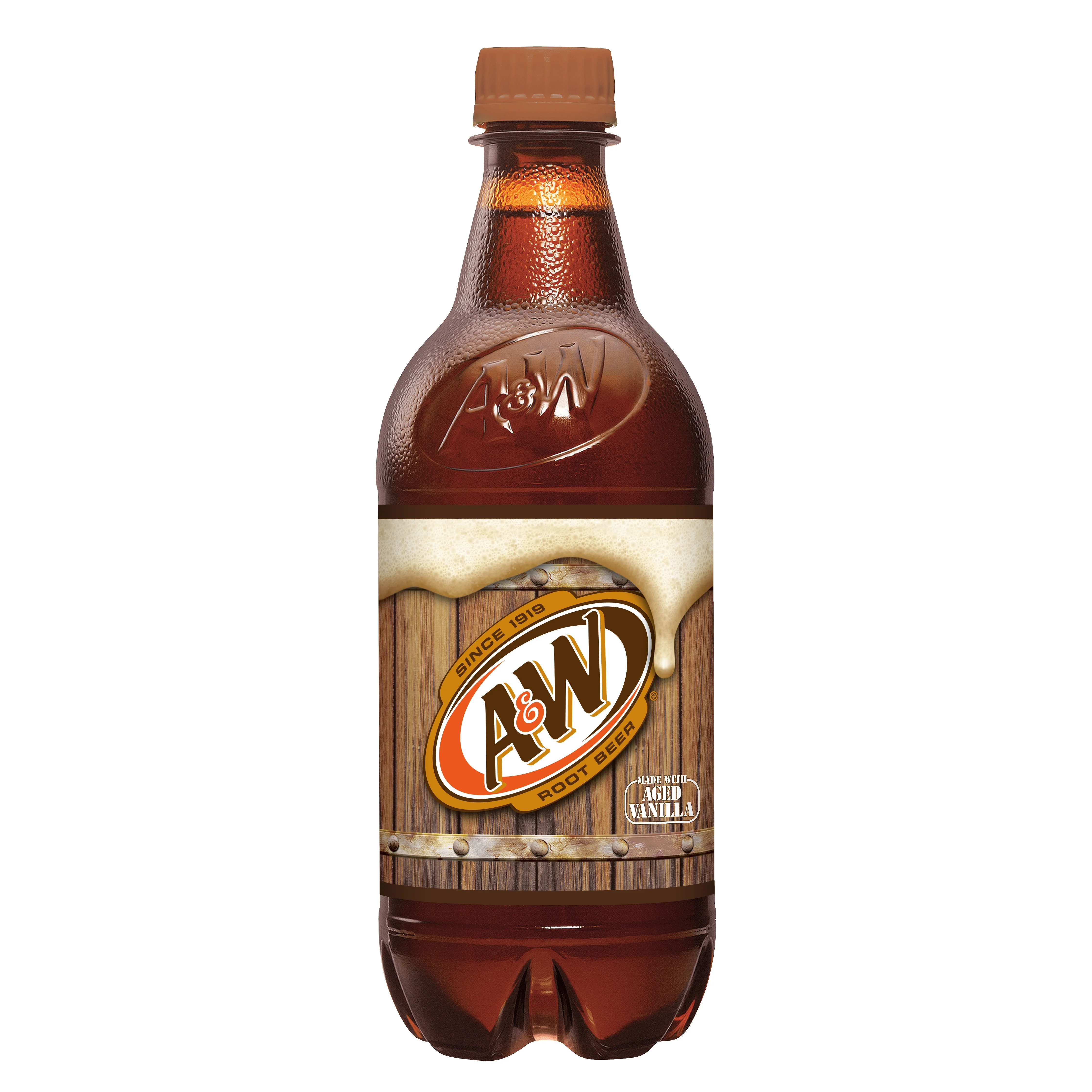 A&W Root Beer, 20 Fl Oz Bottles, (Pack of 12, Total of 240 Fl Oz)
