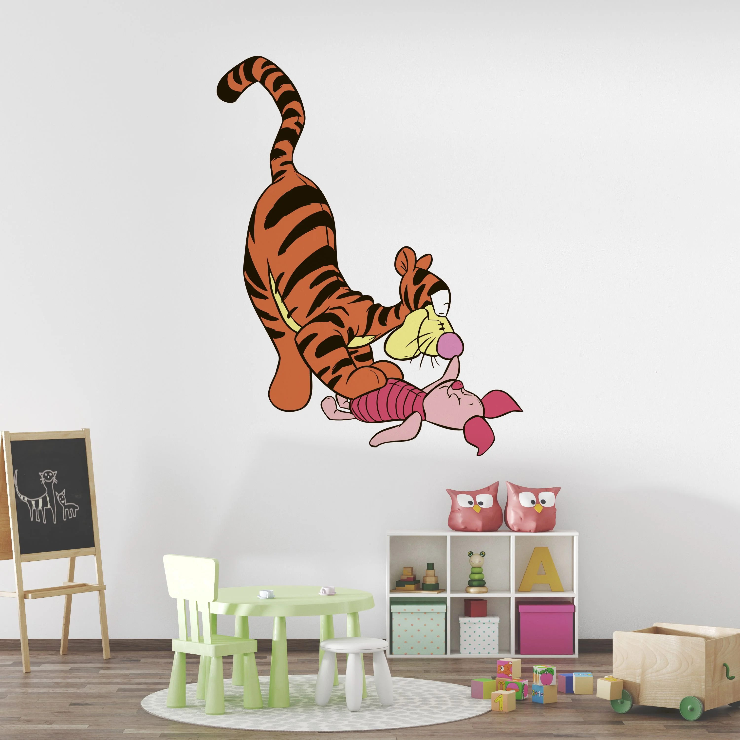 Tigger & Piglet Removable Decor Sticker Adhesive Wall Decal | 20