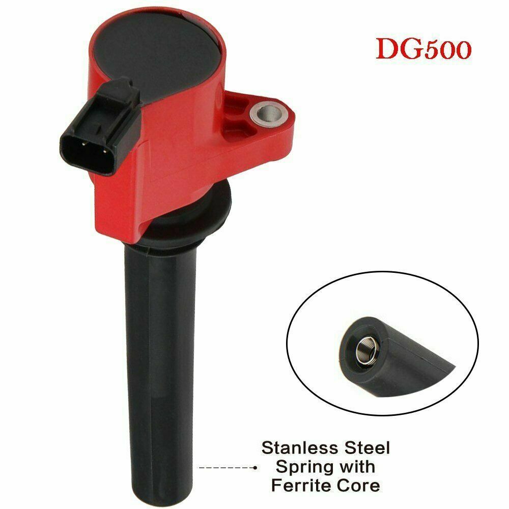 Set of 6 Ignition Coil for Ford Escape Mazda 3.0L V6 2001 2002 2003 2004-2008 DG500 (Red)