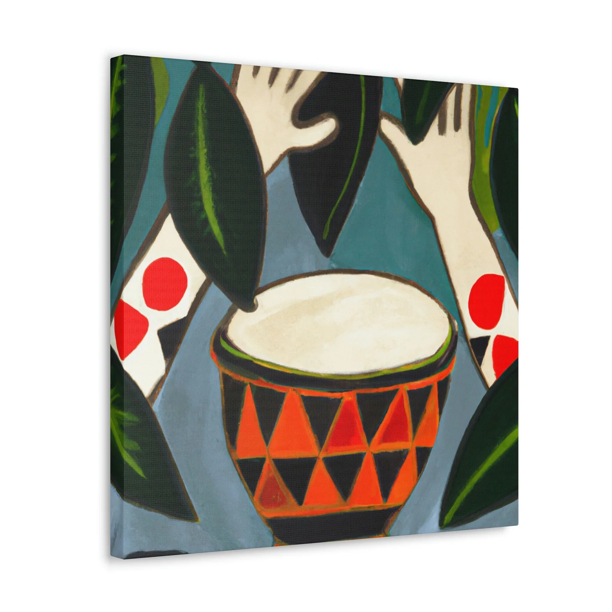 Bongos in Monochrome. - Canvas