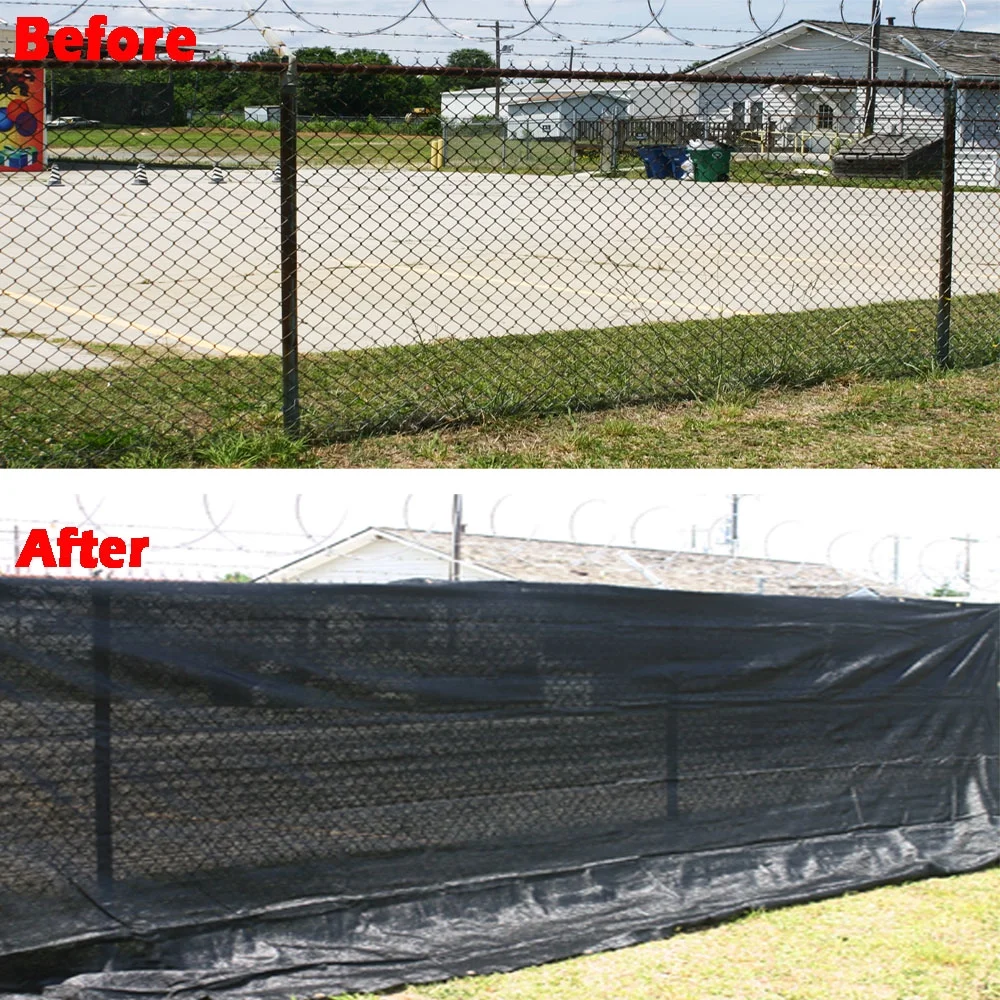 Xtarps - 6 ft. x 16 ft. -  7 oz Premium Privacy Fence Screen 90% Blockage, Green color