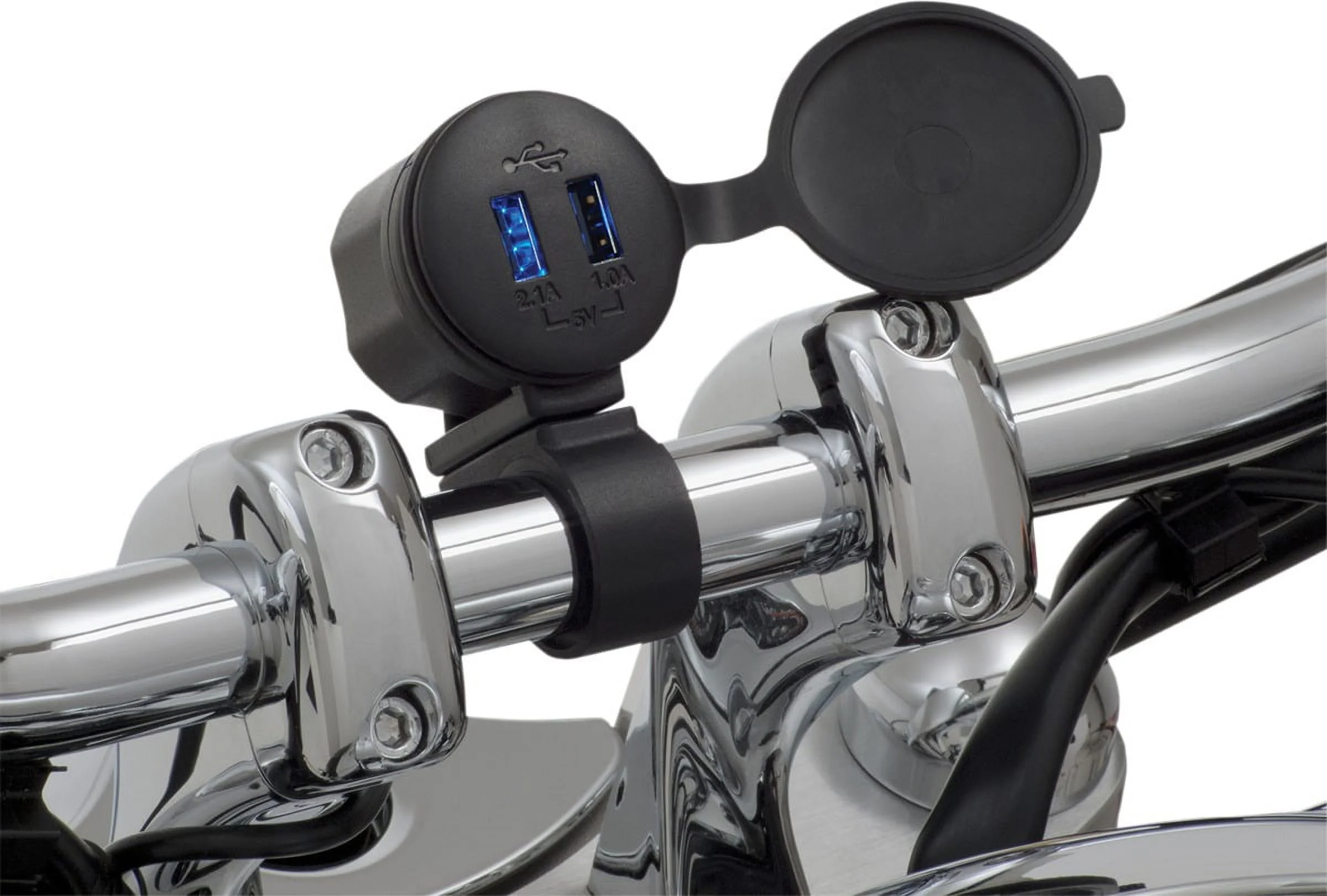 Big Bike Parts  13-208; Dual Port Usb Charger