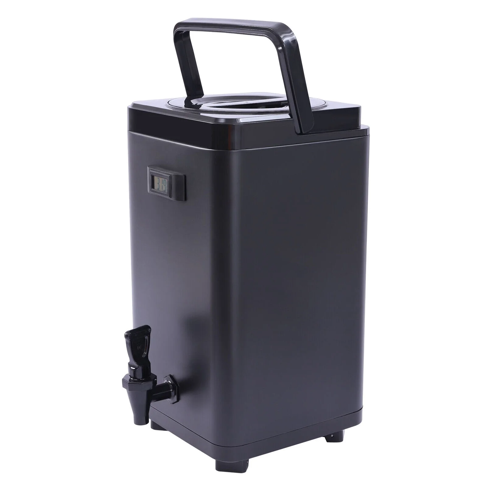 MIDUO 12L Insulated Beverage Dispenser Stainless Steel Thermal Hot & Cold Drink Bucket