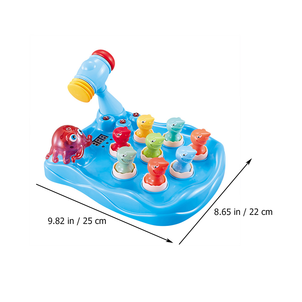 TINKSKY Toys Pounding Game Whack Hammering Hammer Kids Pound Arcade Mole A Peg Educational Music Light Montessori Interactive