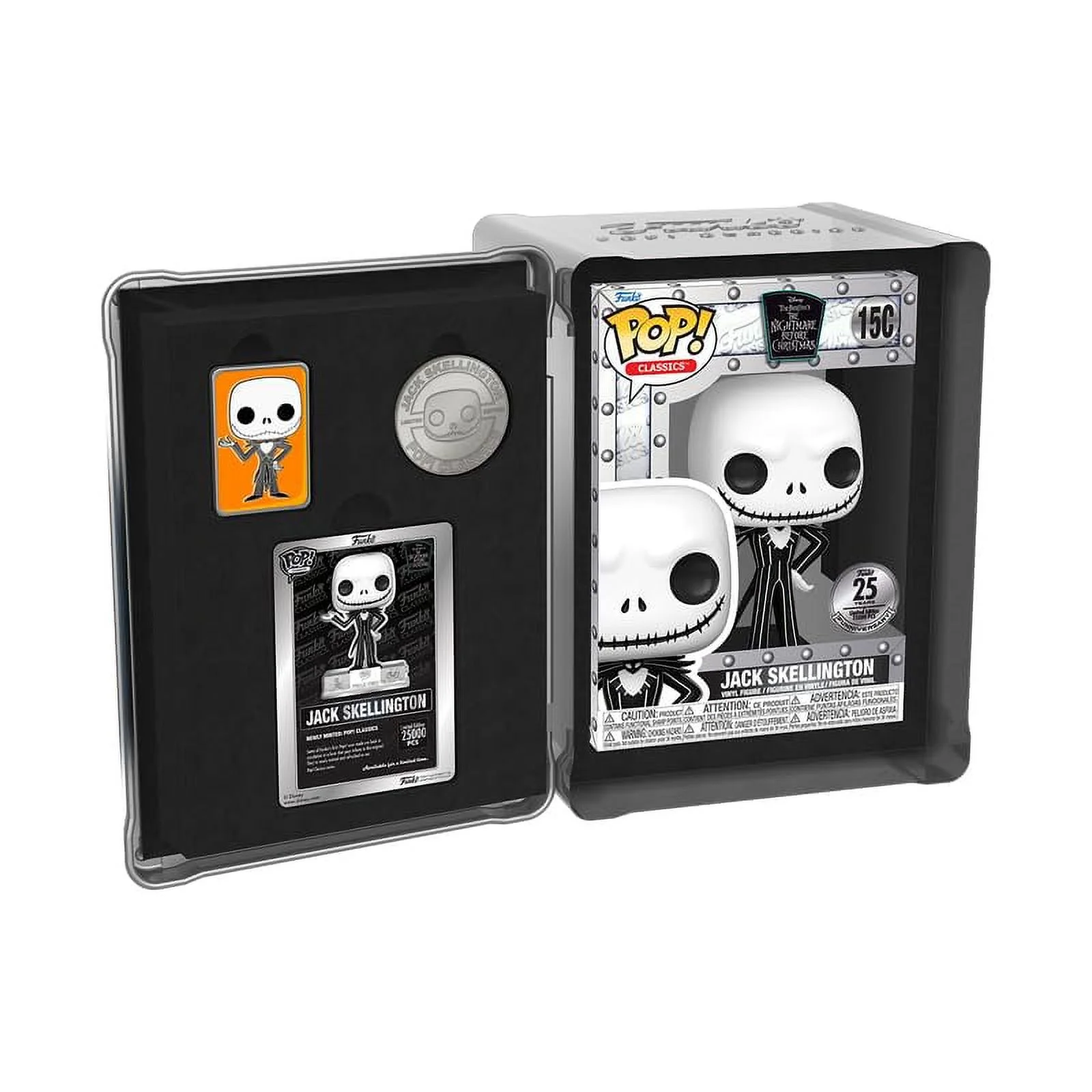 Funko Pop Classics 25th Anniversary - The Nightmare Before Christmas - Jack Skellington (Metal Tin Exclusive)