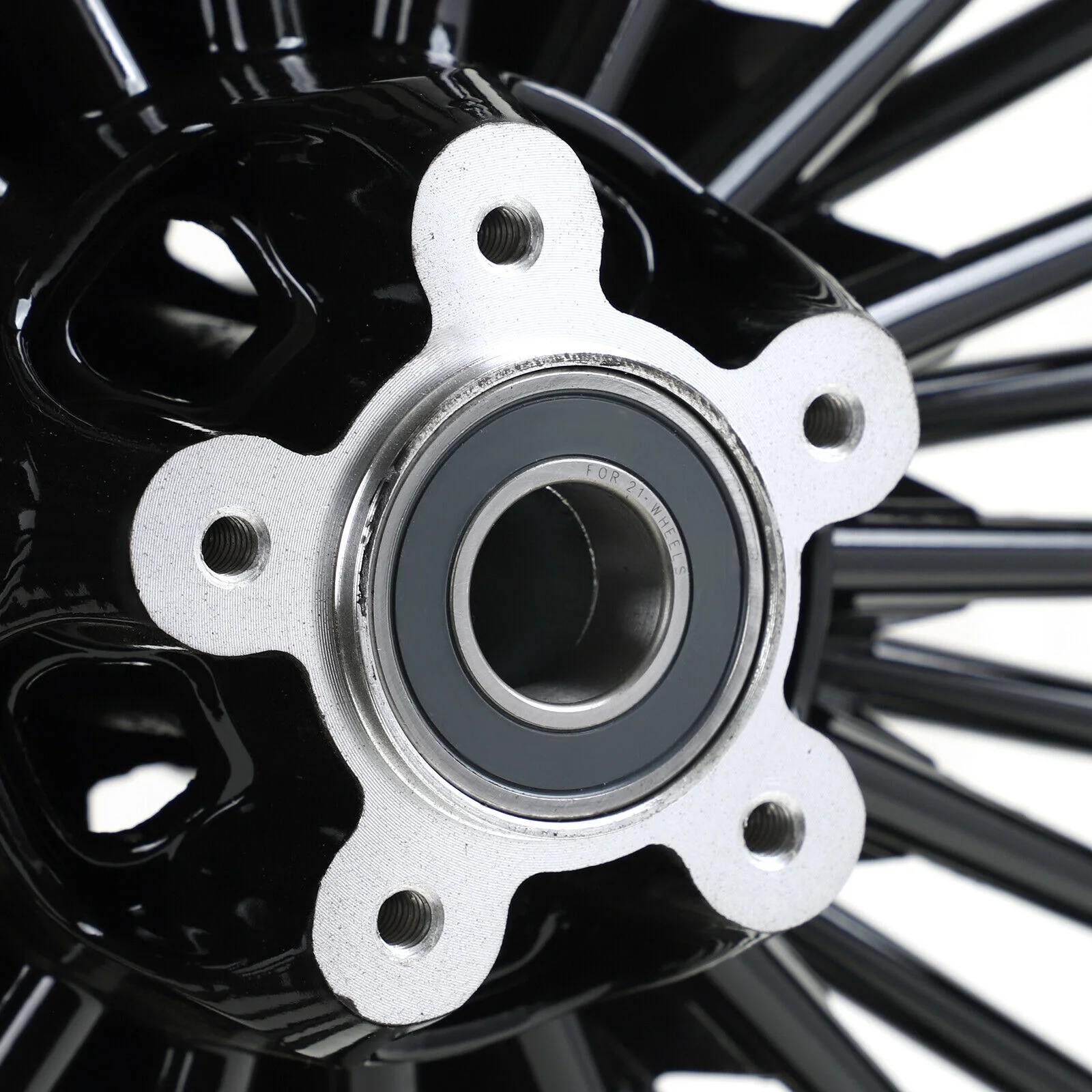 21X3.5 18X5.5 Fat Spoke Wheels for Harley Touring Electra Glide Ultra 2009-2021